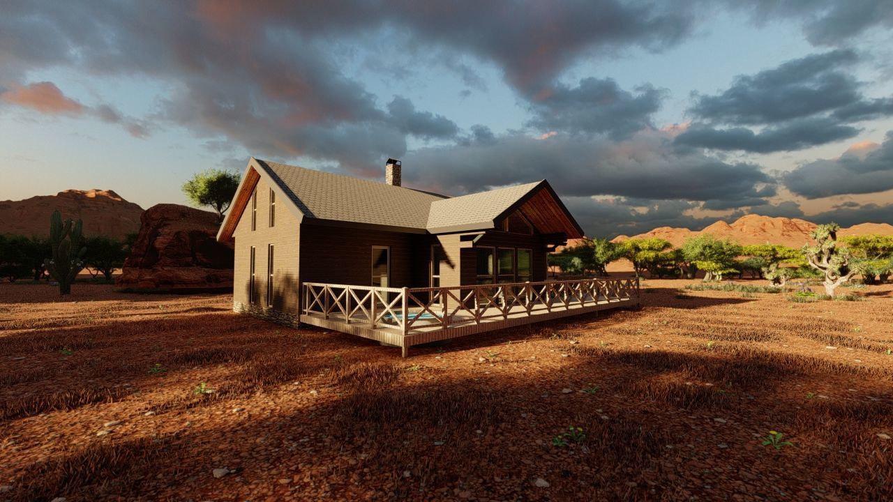 old house-Old Abandoned House 3D model_3