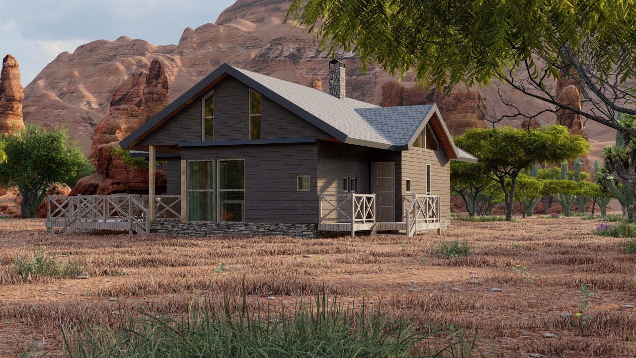 old house-Old Abandoned House 3D model_15