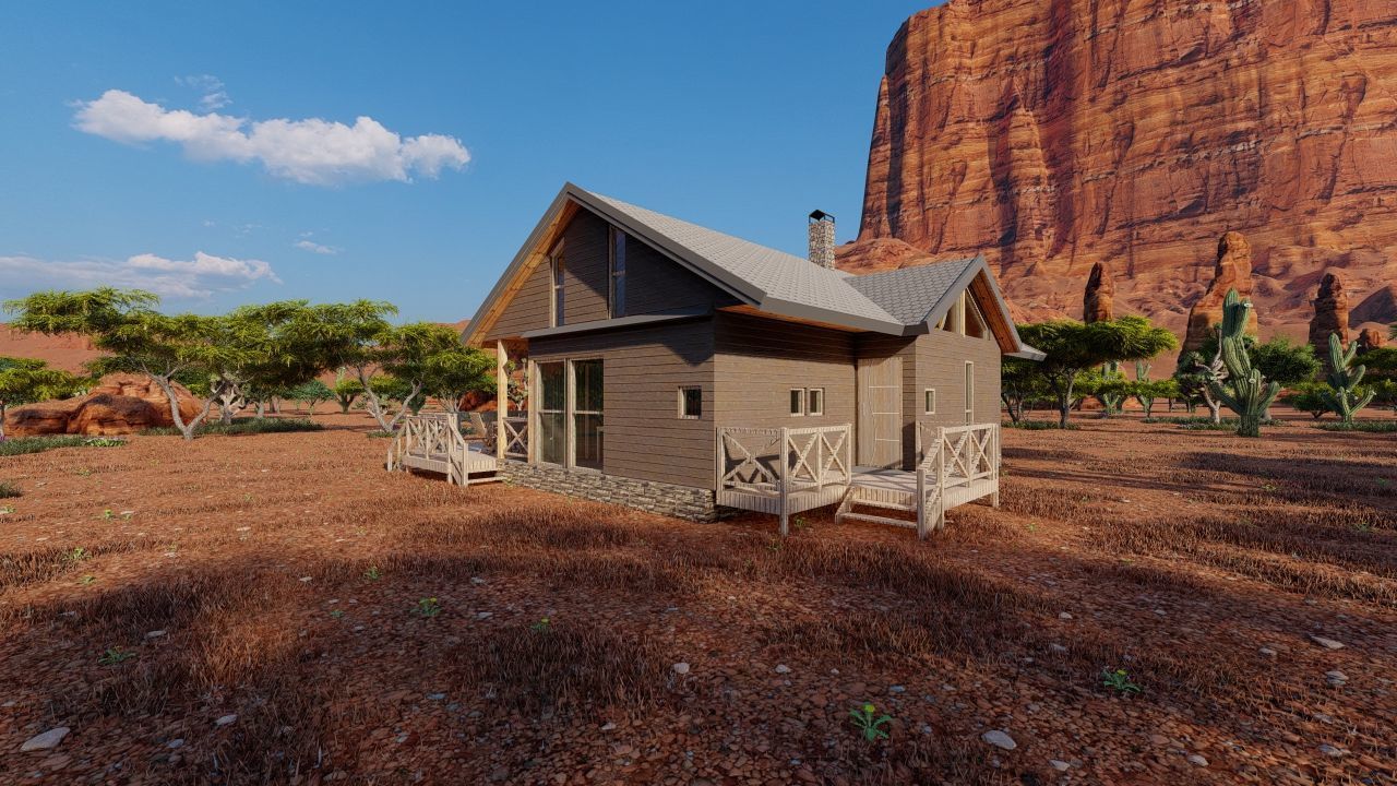 old house-Old Abandoned House 3D model_1