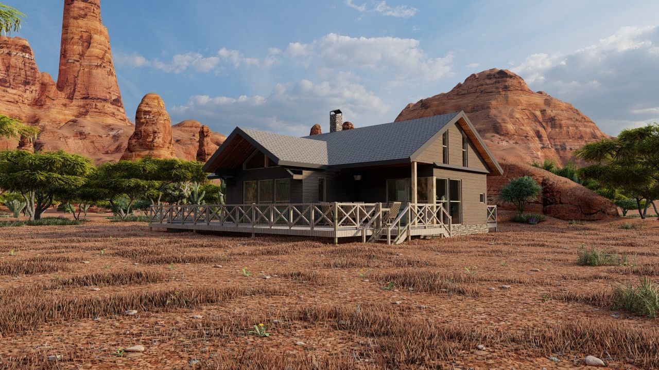 old house-Old Abandoned House 3D model_16