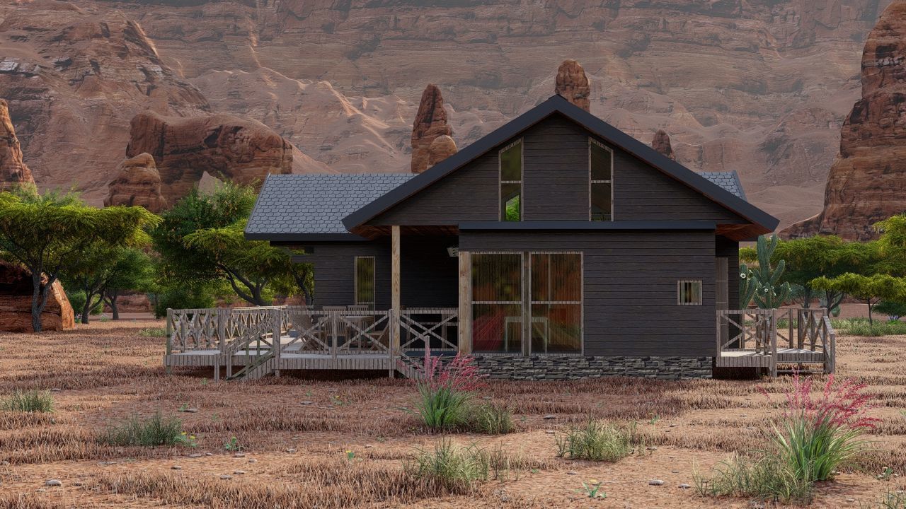 old house-Old Abandoned House 3D model_8