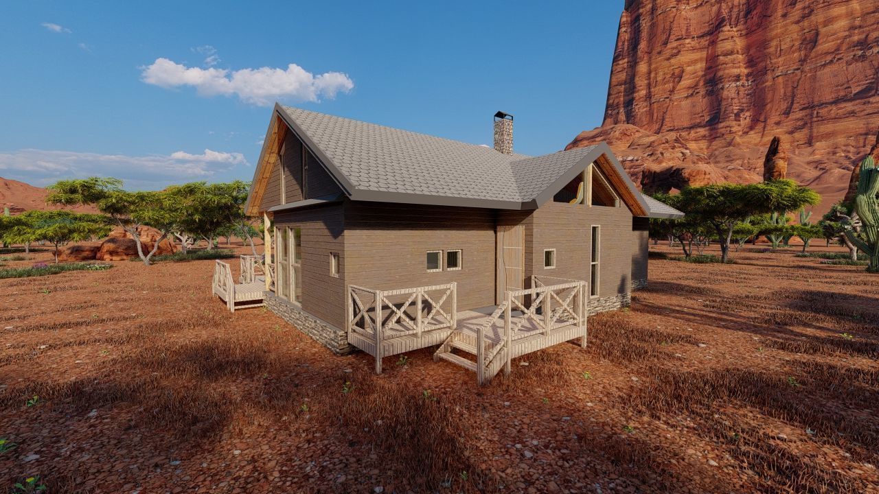 old house-Old Abandoned House 3D model_4