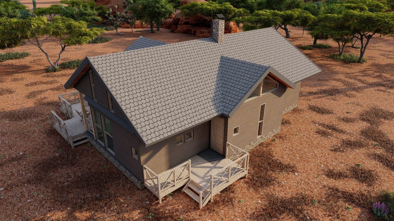 old house-Old Abandoned House 3D model_5