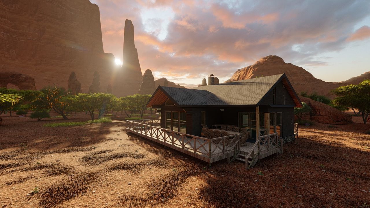 old house-Old Abandoned House 3D model_6