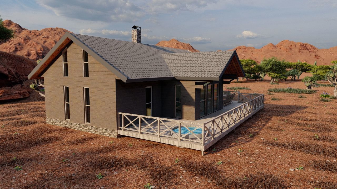 old house-Old Abandoned House 3D model_9