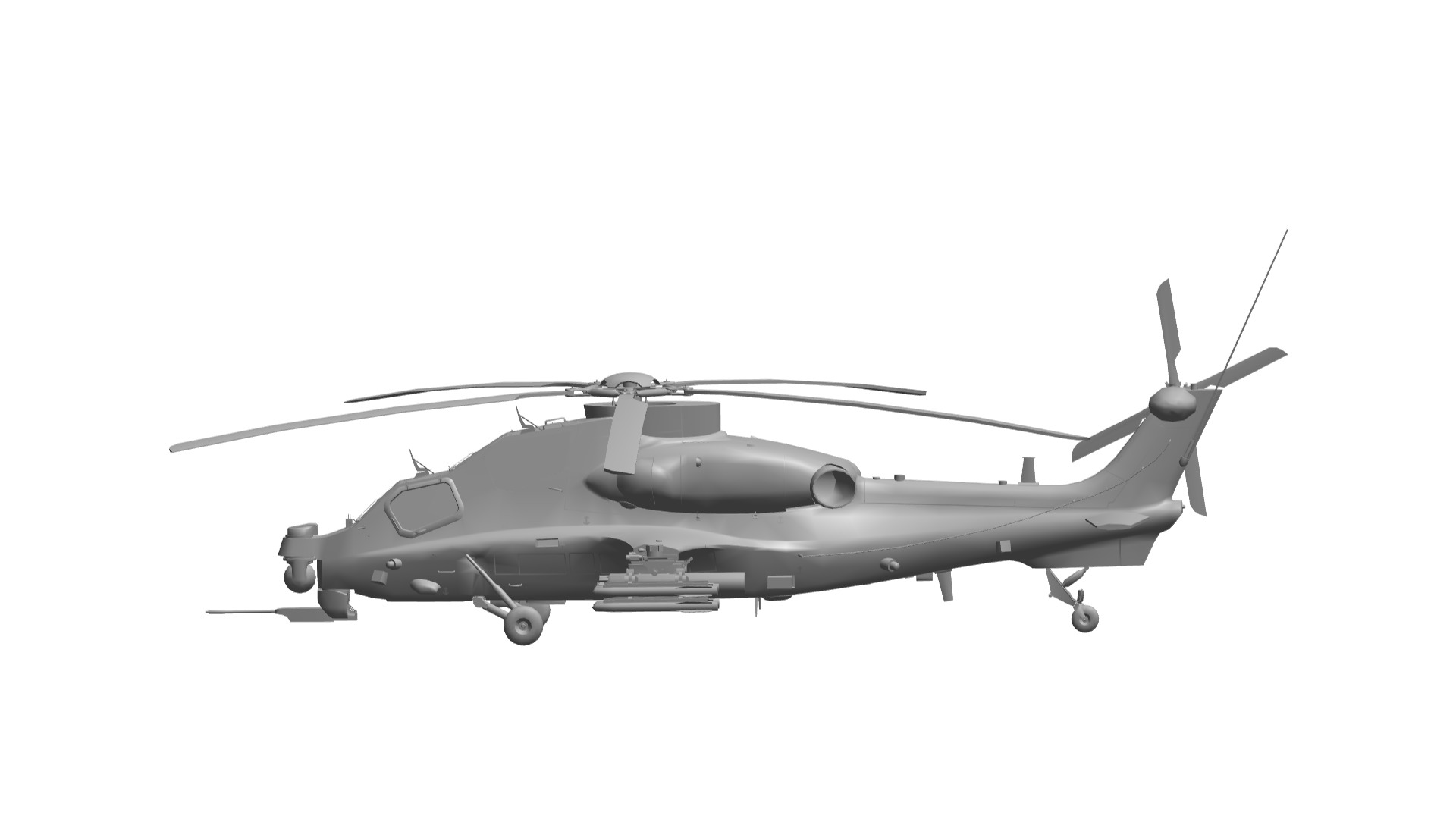 Boeing AH-64 Apache 3D model_2