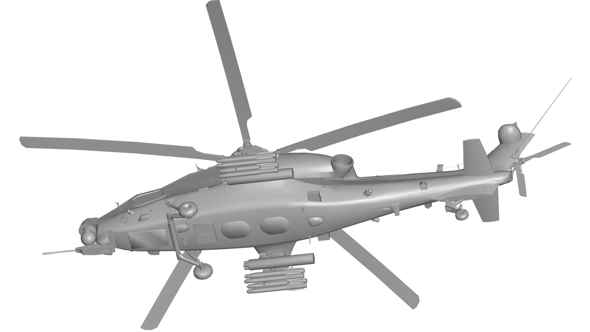 Boeing AH-64 Apache 3D model_3