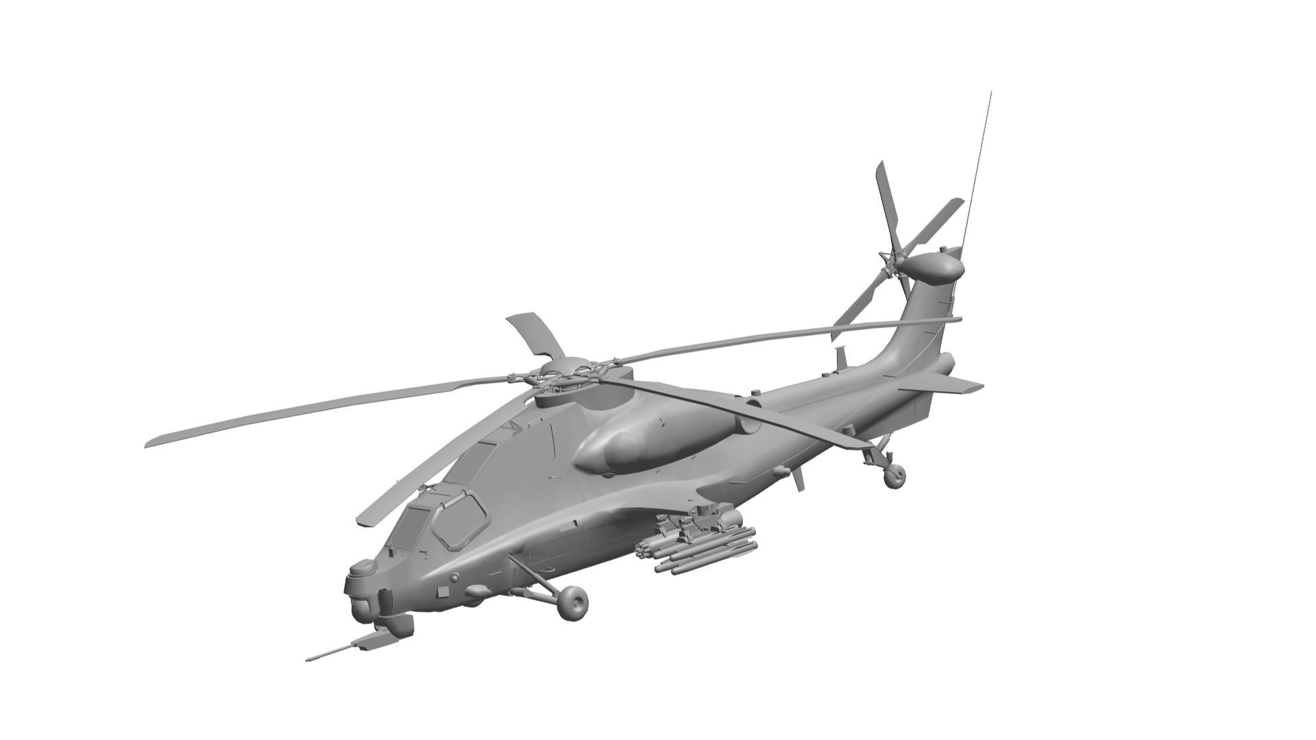 Boeing AH-64 Apache 3D model_1