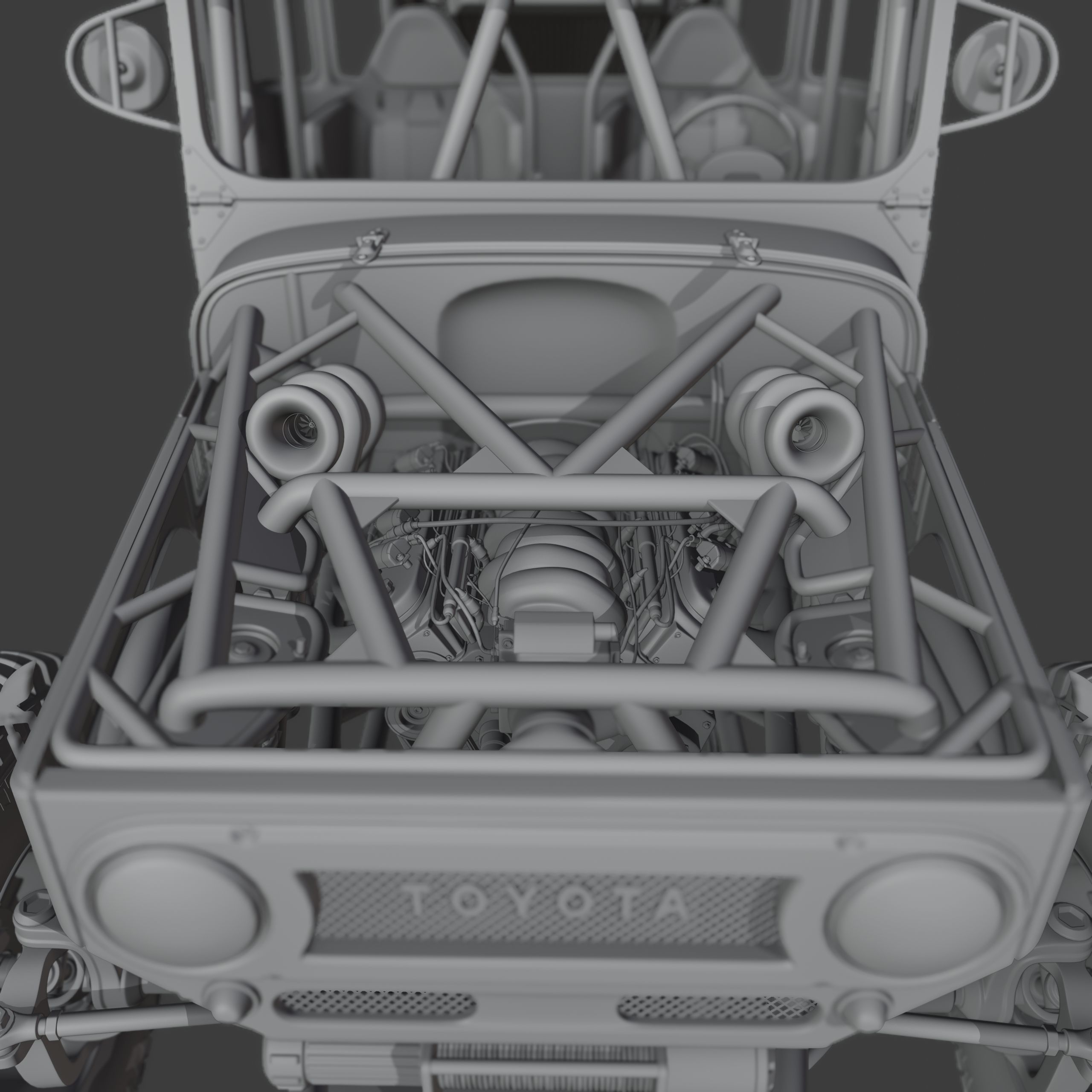 Toyota FJ45 Ultra4 Racing Style 3D model_19