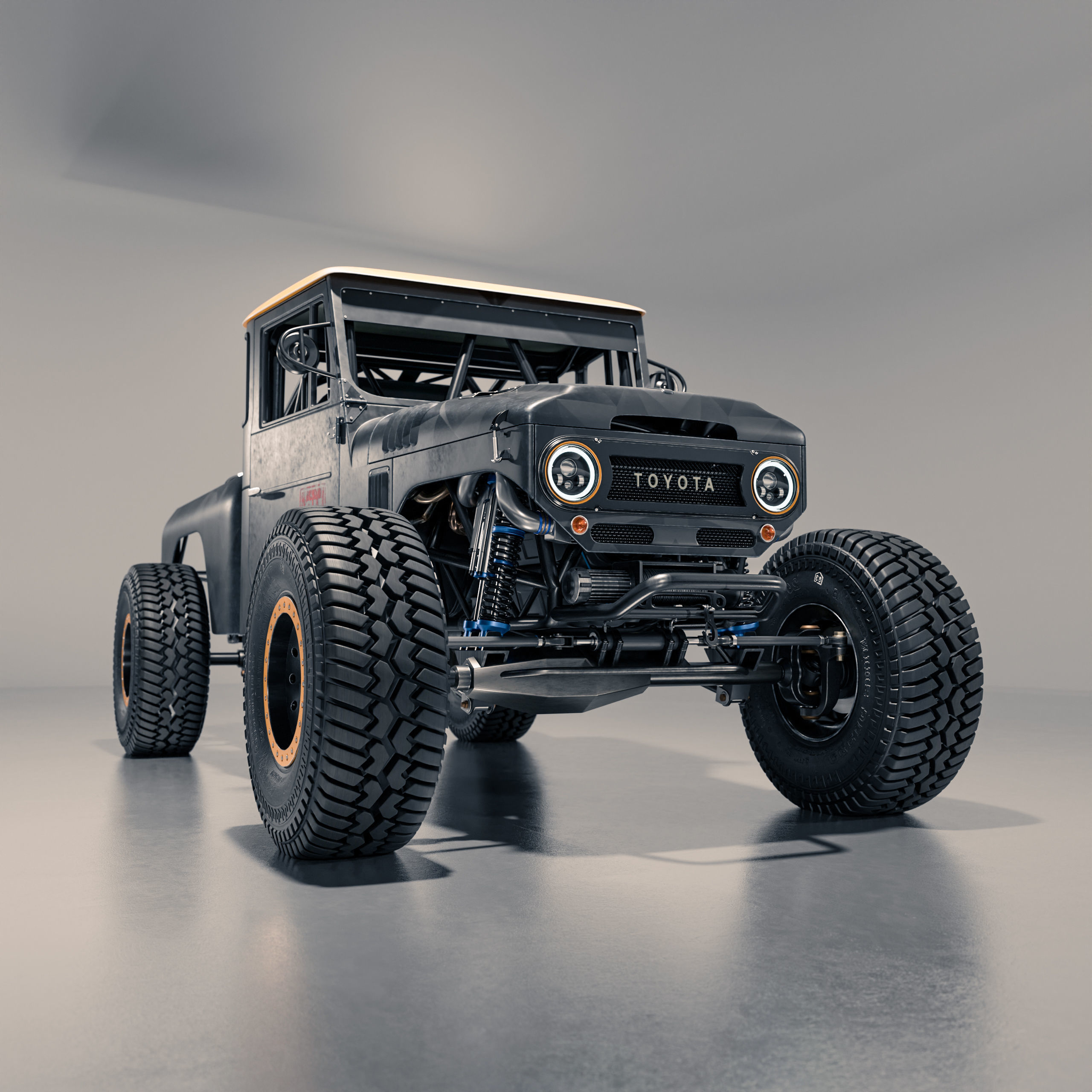 Toyota FJ45 Ultra4 Racing Style 3D model_5
