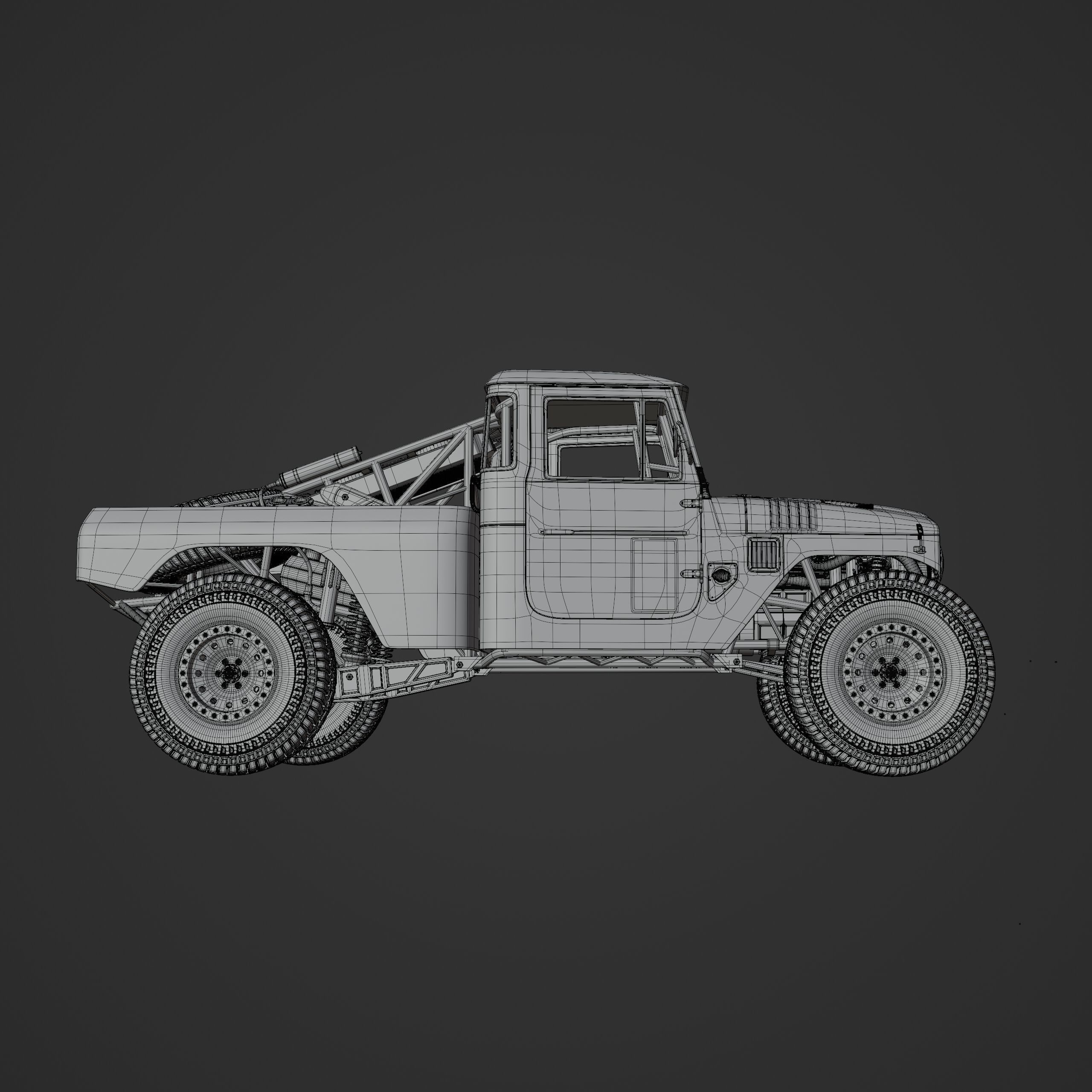 Toyota FJ45 Ultra4 Racing Style 3D model_24