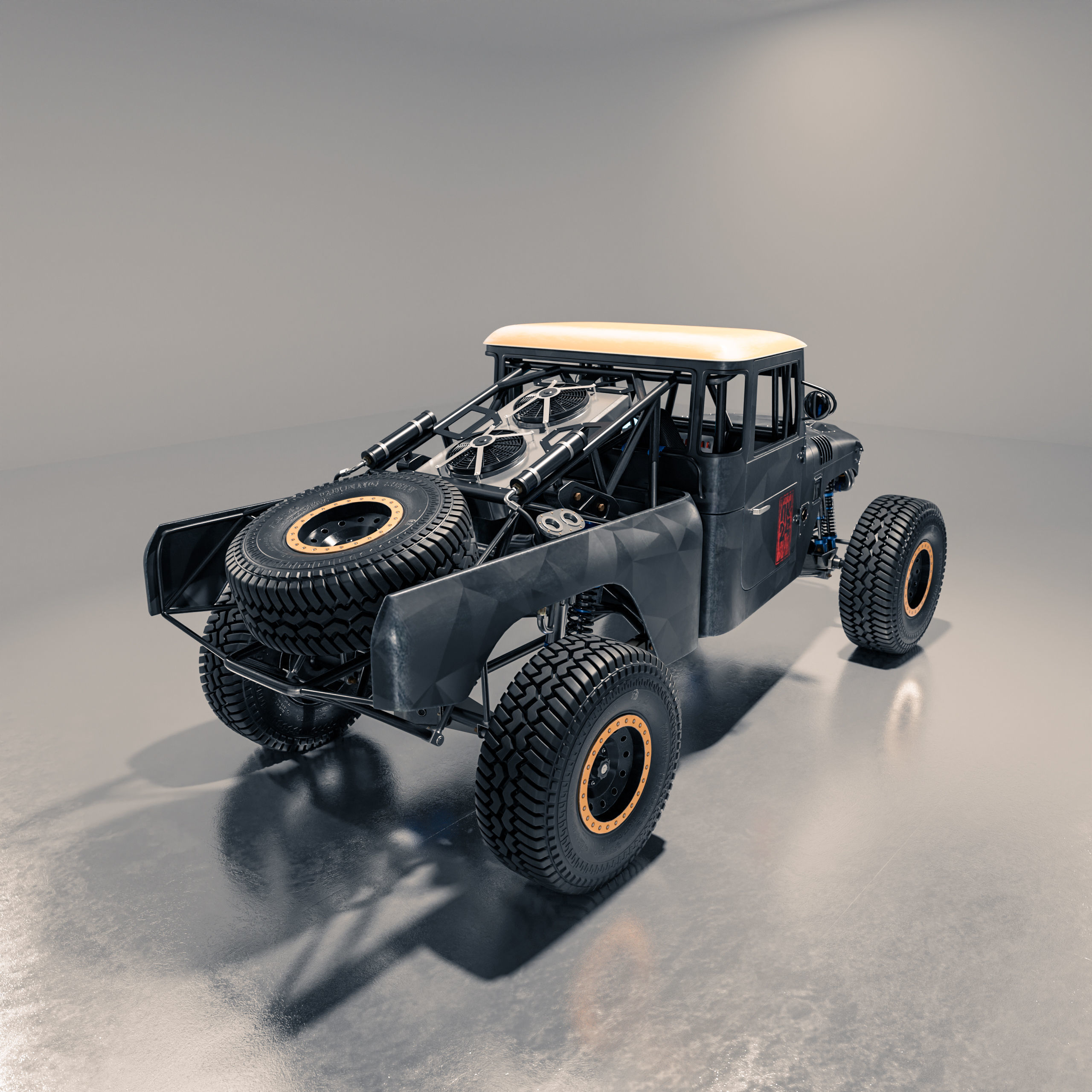 Toyota FJ45 Ultra4 Racing Style 3D model_6