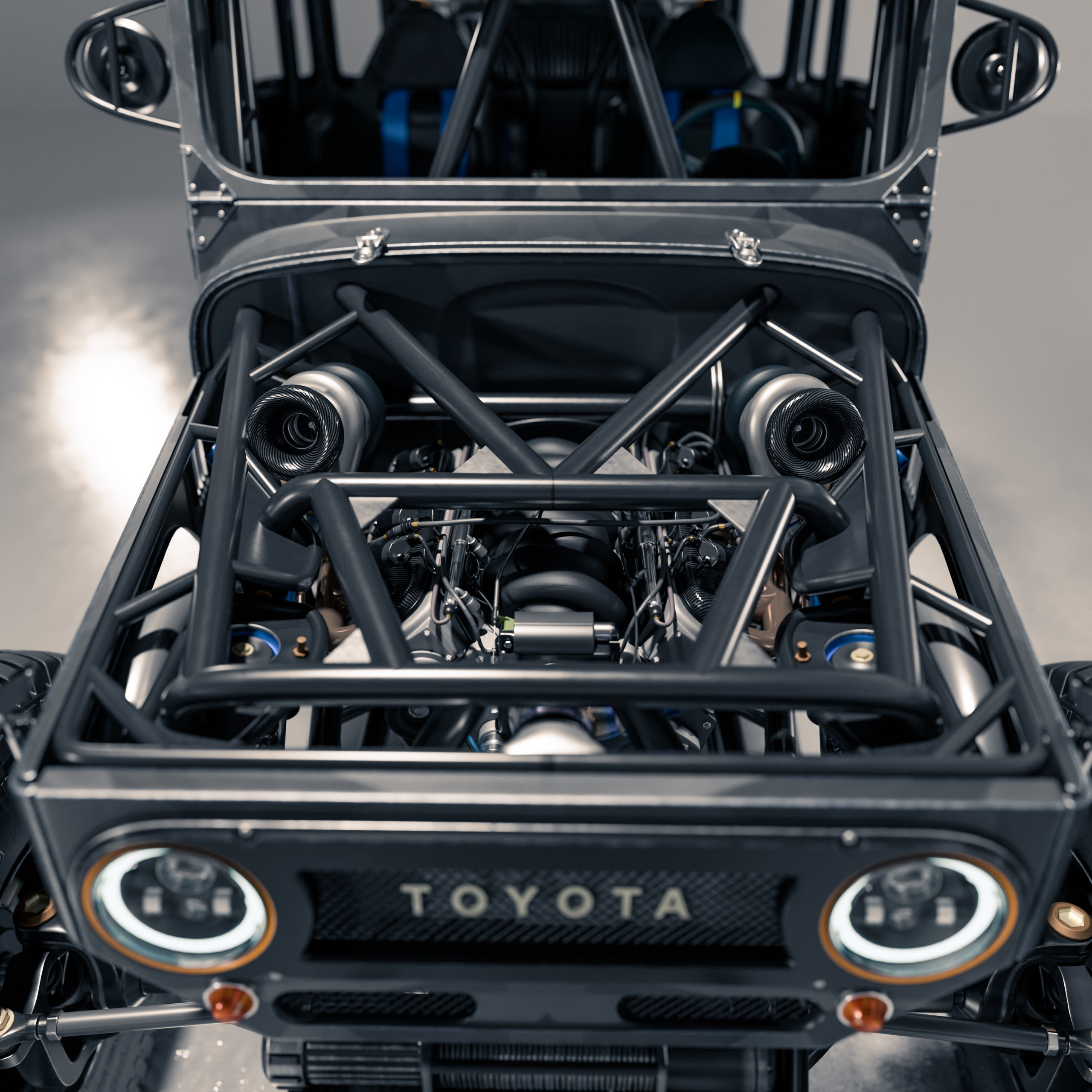 Toyota FJ45 Ultra4 Racing Style 3D model_7