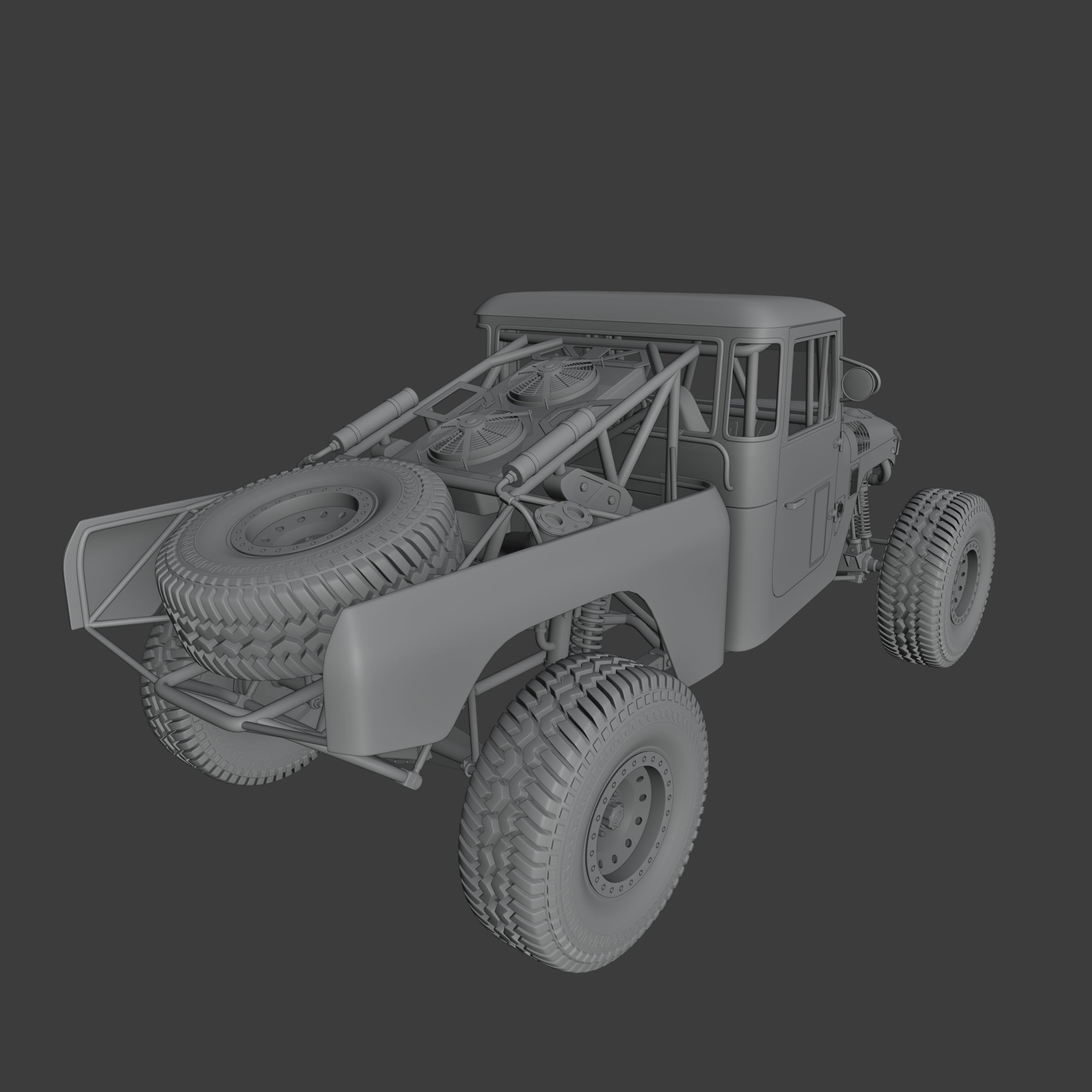 Toyota FJ45 Ultra4 Racing Style 3D model_16