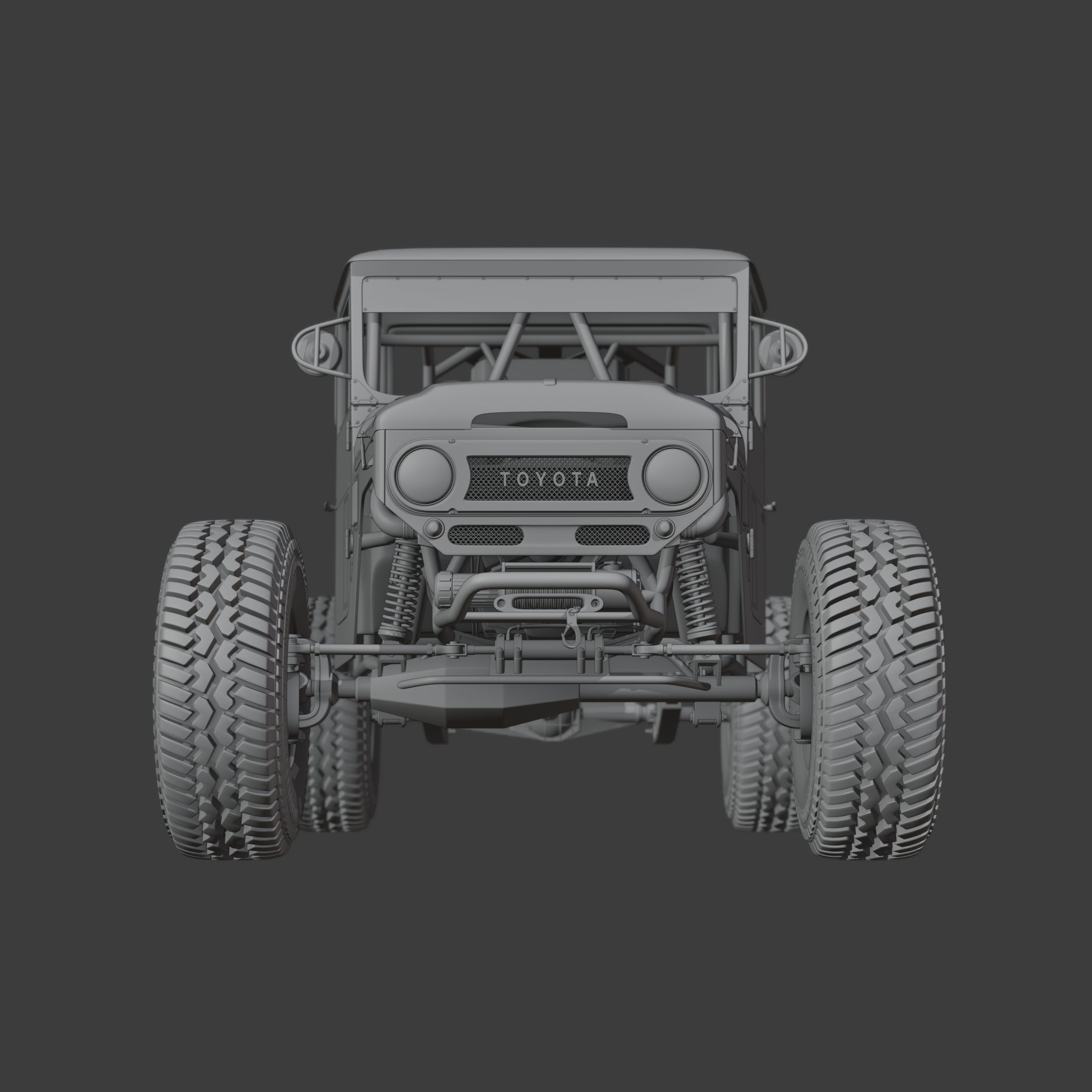 Toyota FJ45 Ultra4 Racing Style 3D model_14