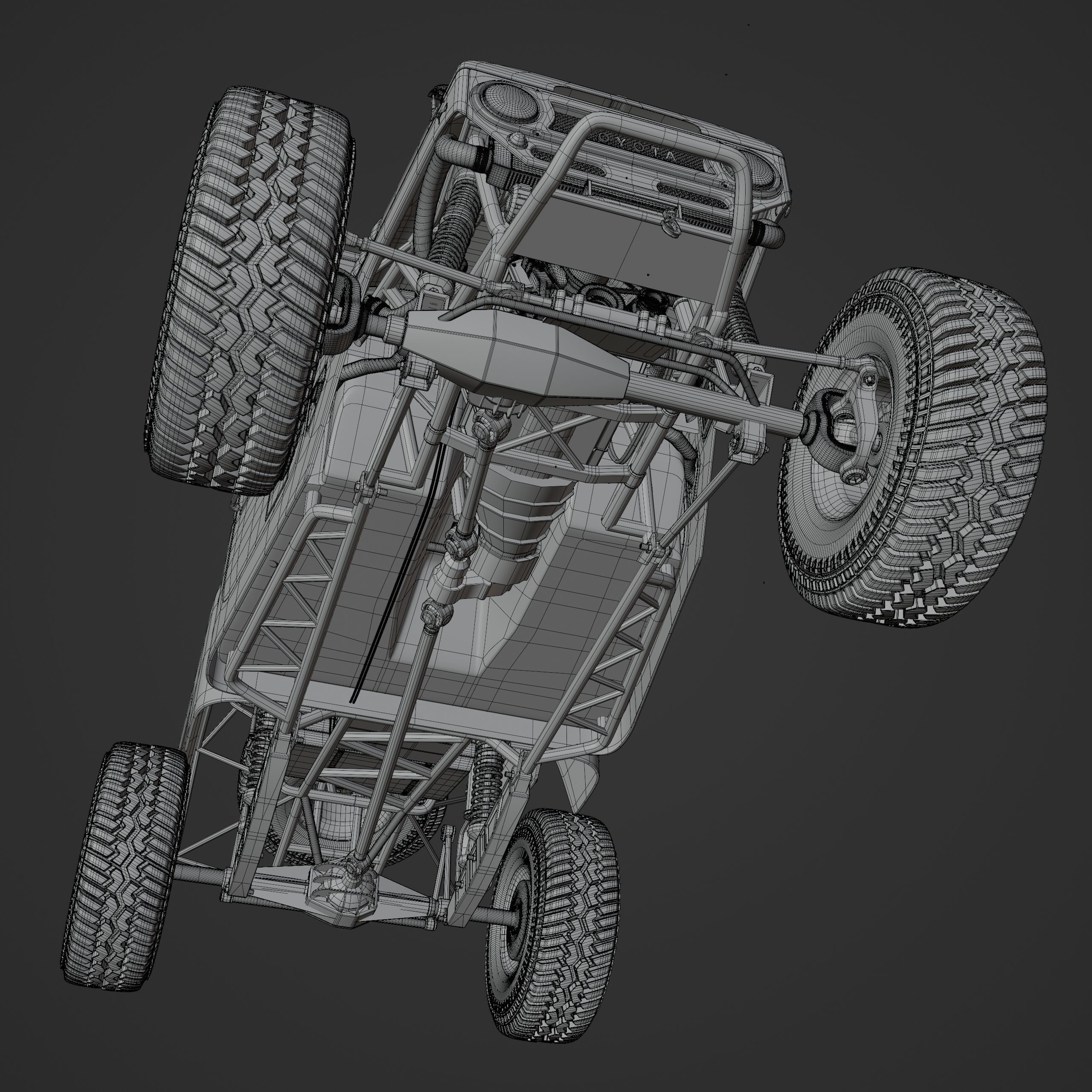 Toyota FJ45 Ultra4 Racing Style 3D model_29