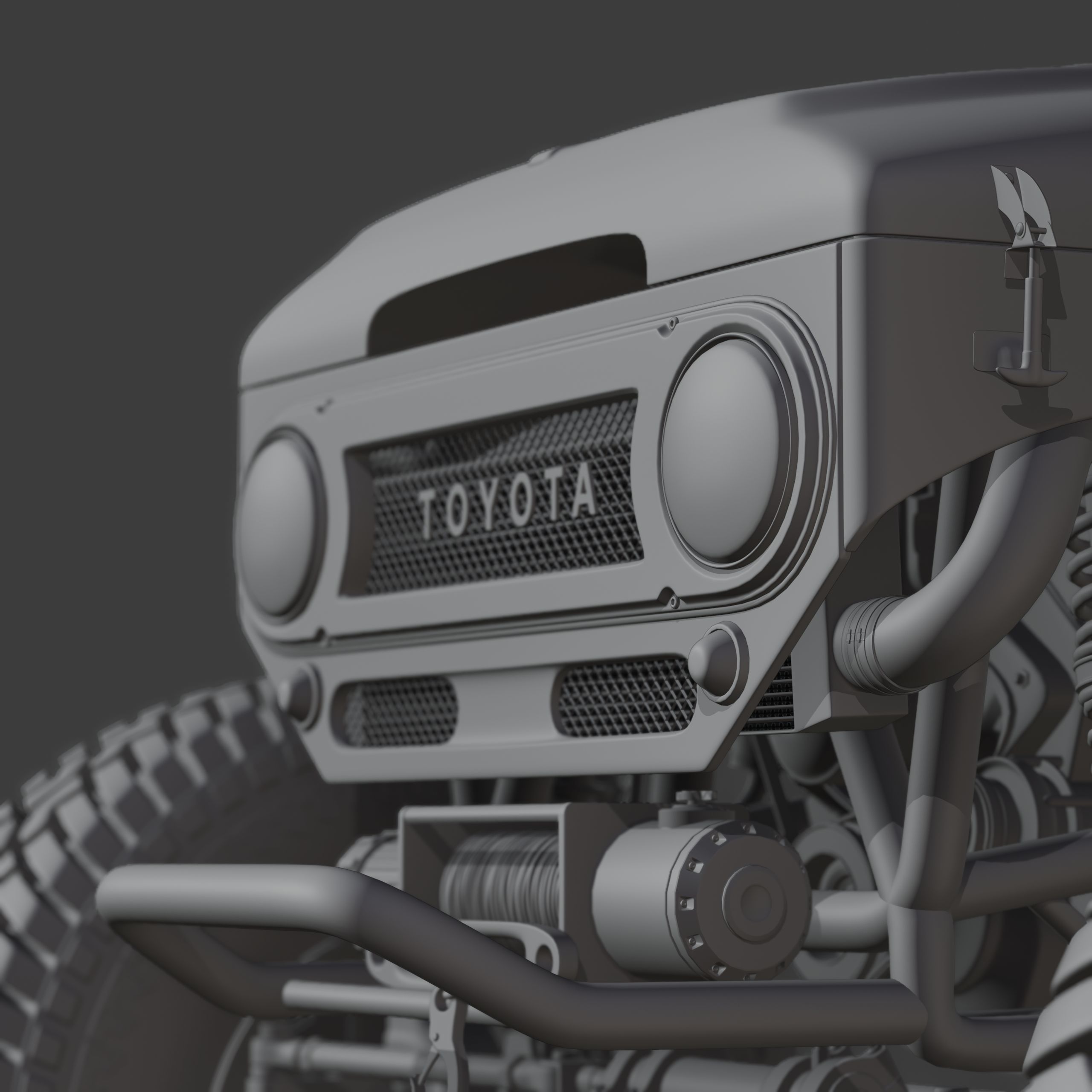 Toyota FJ45 Ultra4 Racing Style 3D model_20