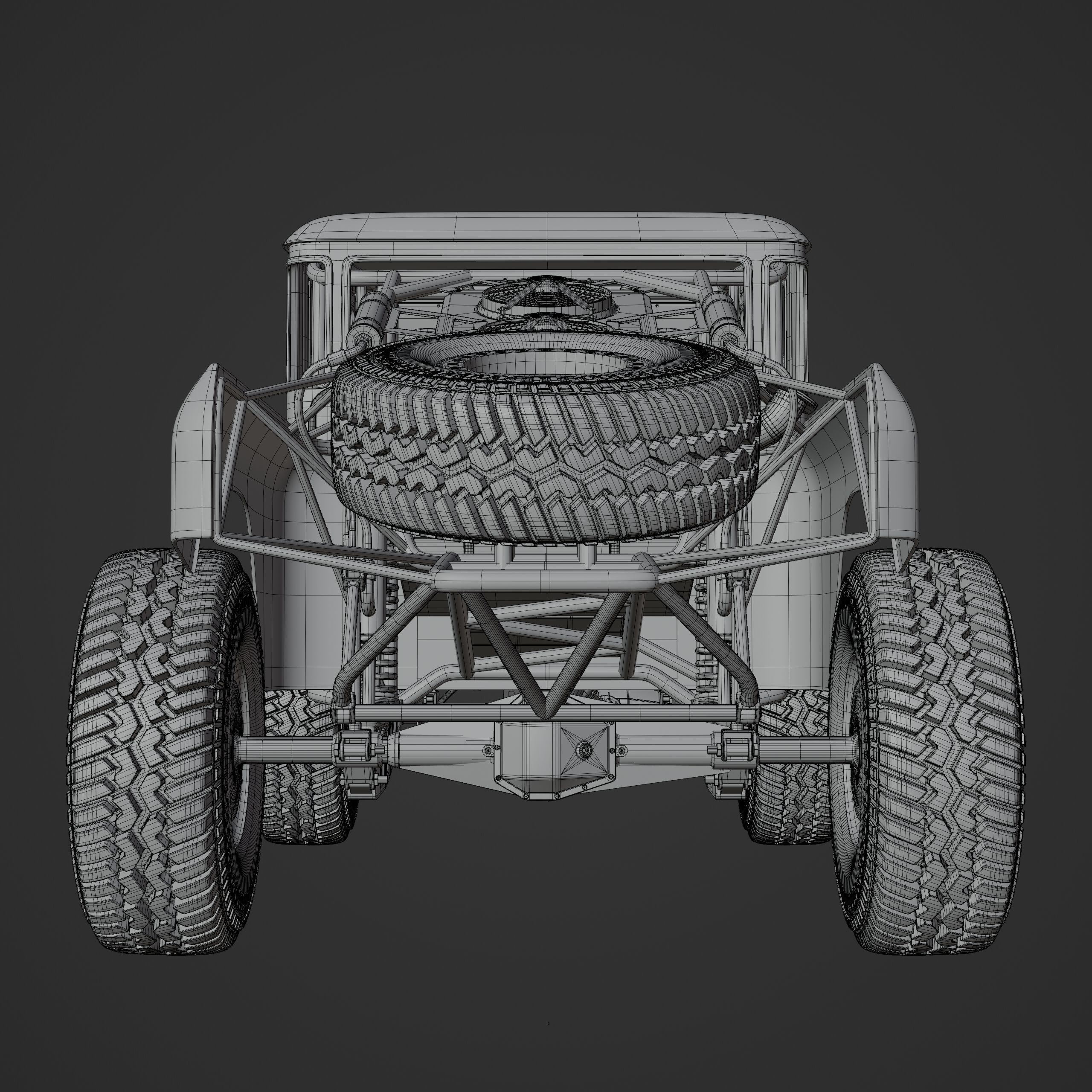 Toyota FJ45 Ultra4 Racing Style 3D model_26