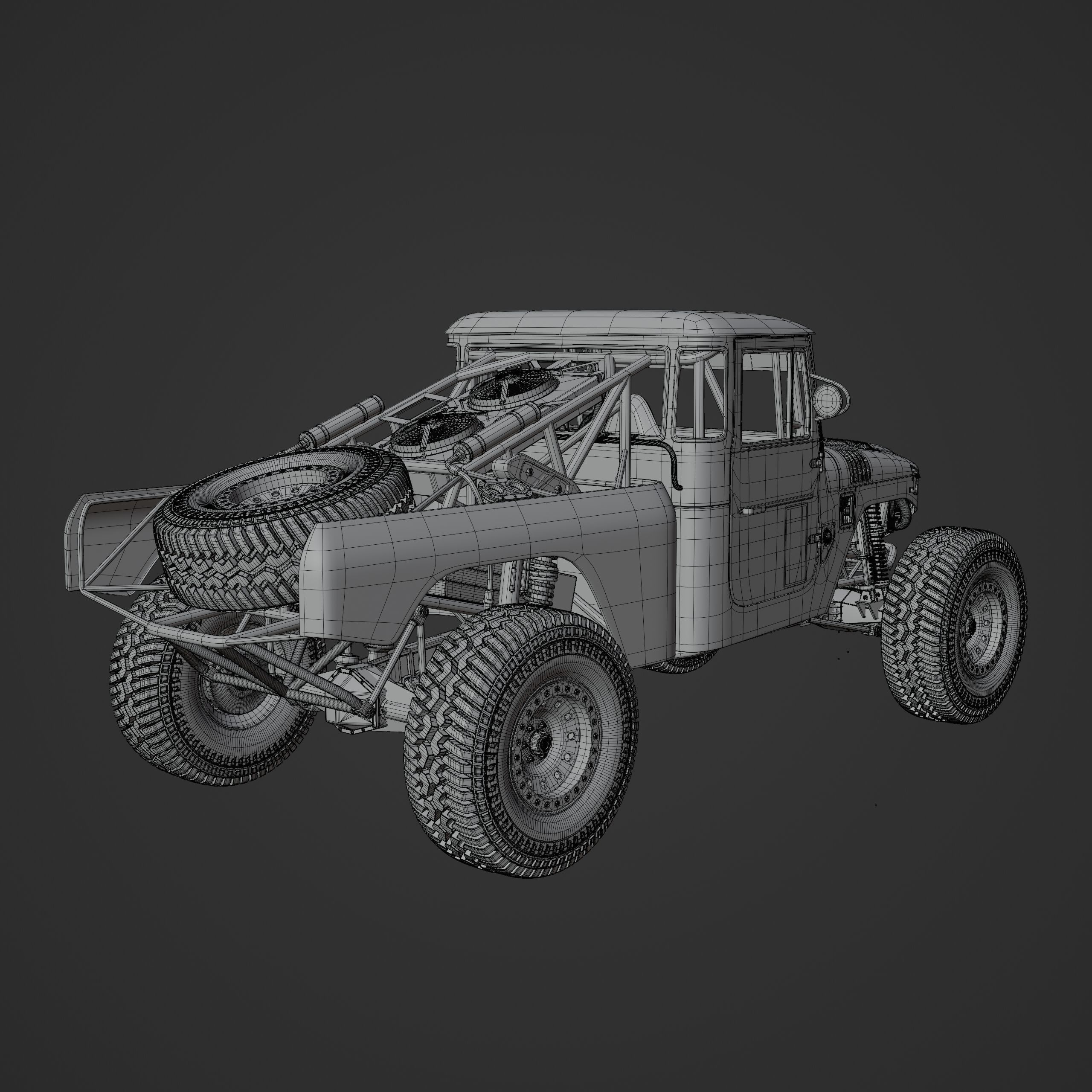Toyota FJ45 Ultra4 Racing Style 3D model_23