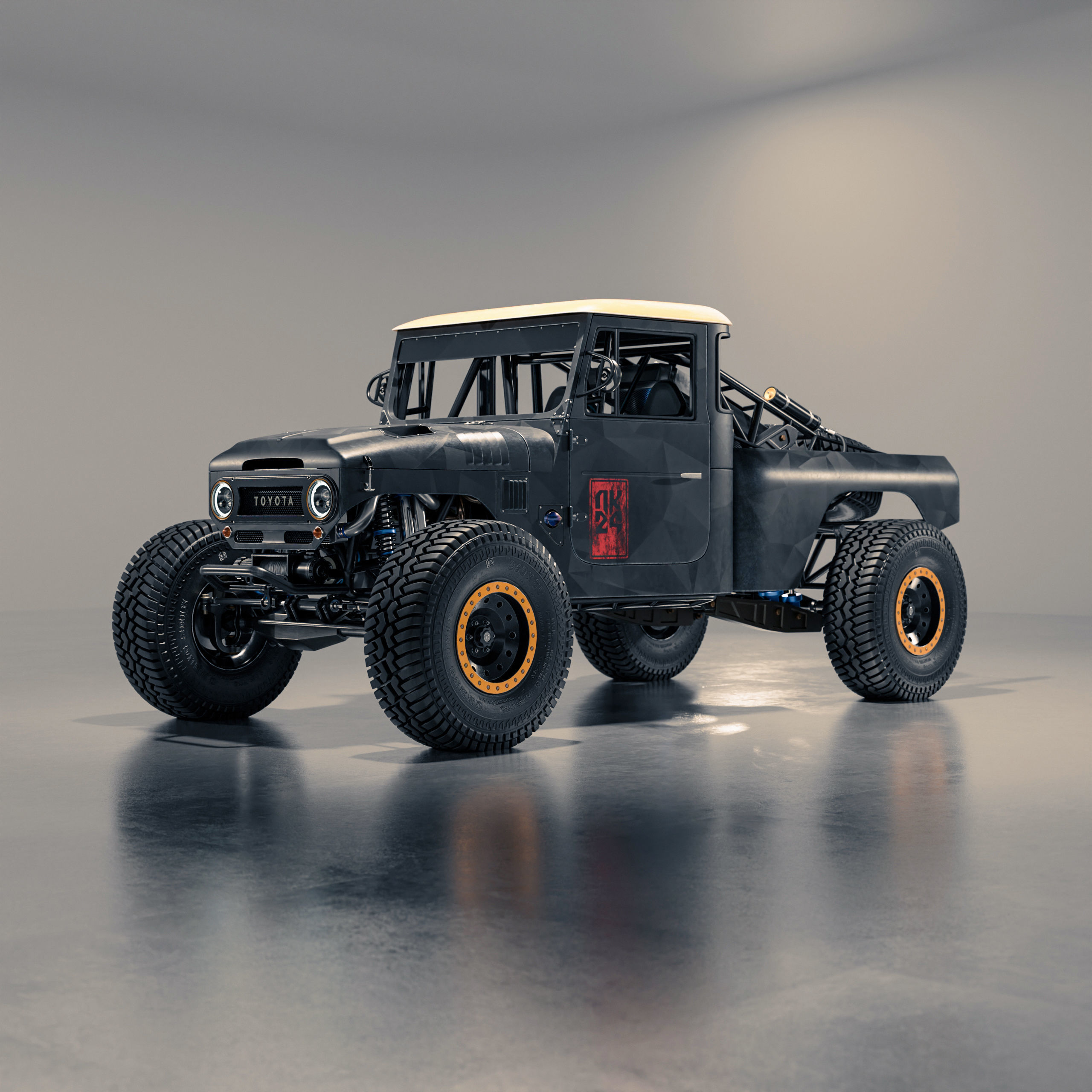 Toyota FJ45 Ultra4 Racing Style 3D model_0
