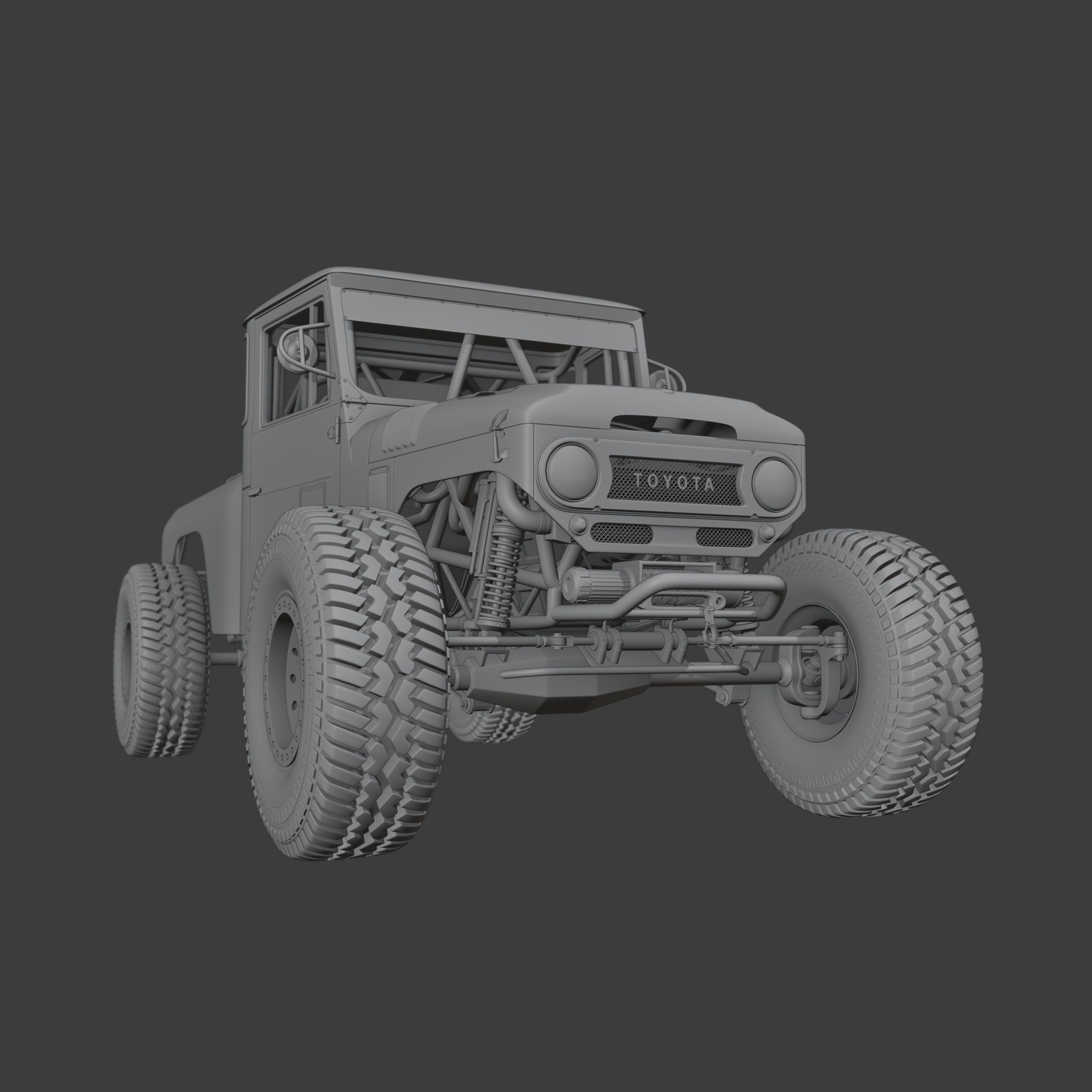 Toyota FJ45 Ultra4 Racing Style 3D model_17