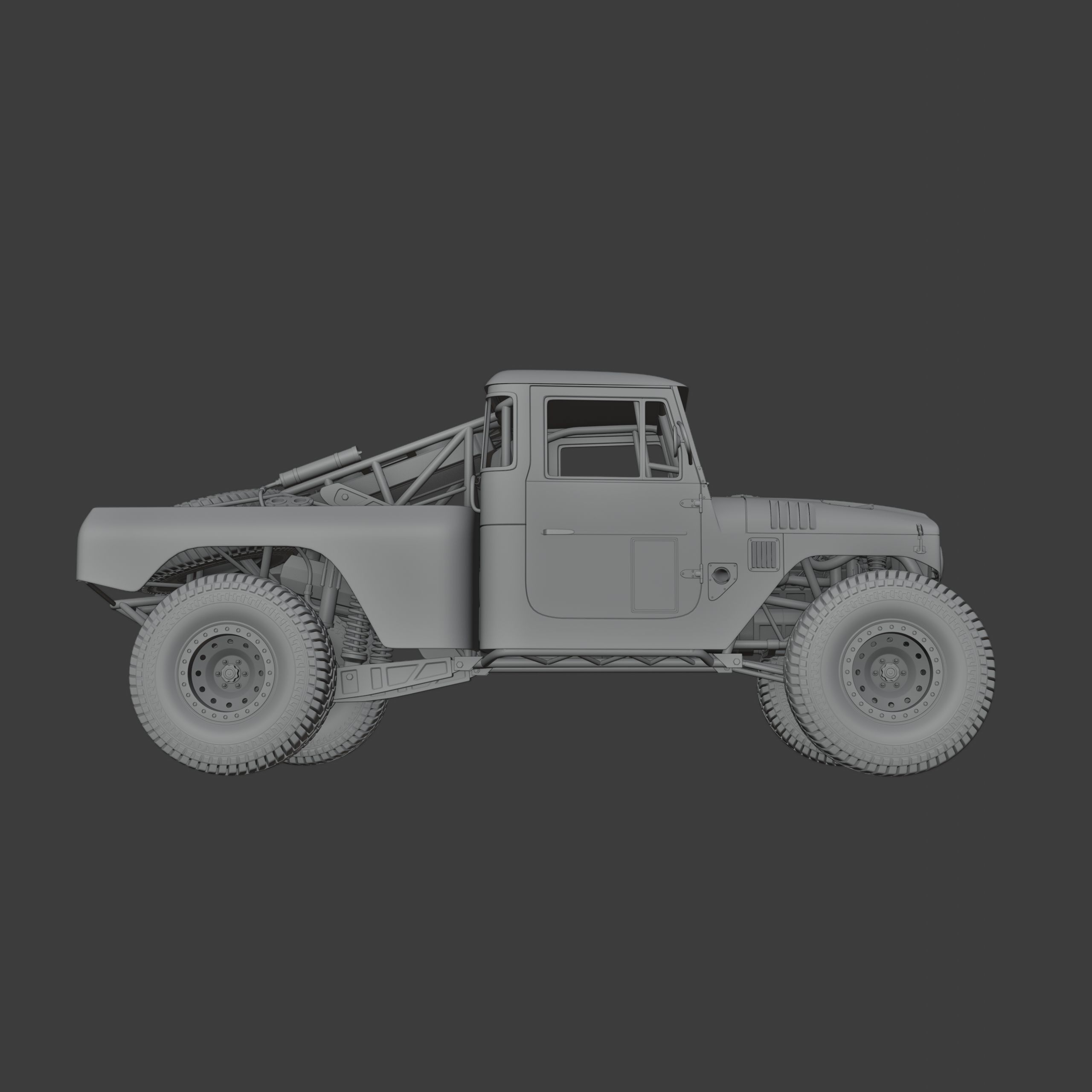 Toyota FJ45 Ultra4 Racing Style 3D model_13