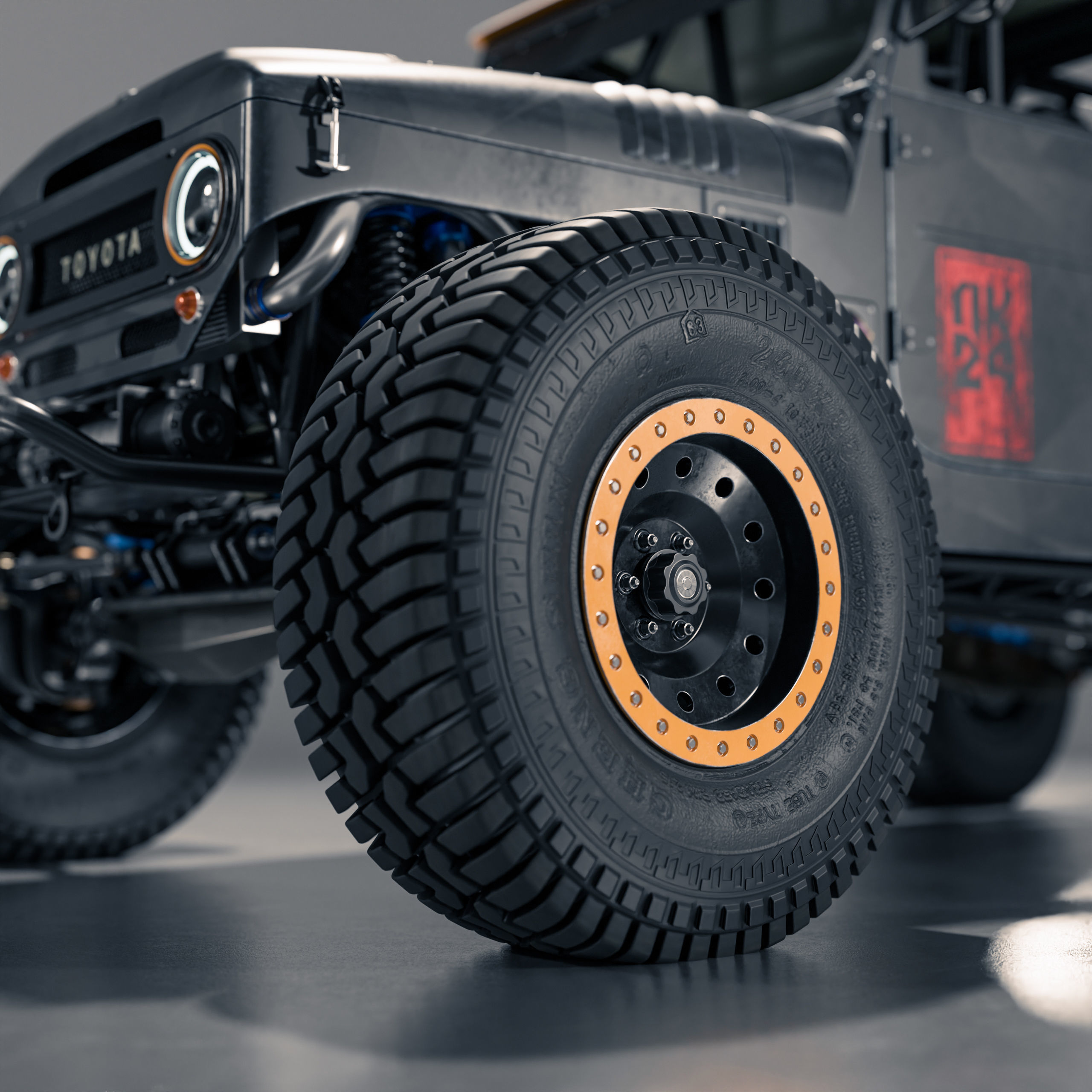 Toyota FJ45 Ultra4 Racing Style 3D model_9