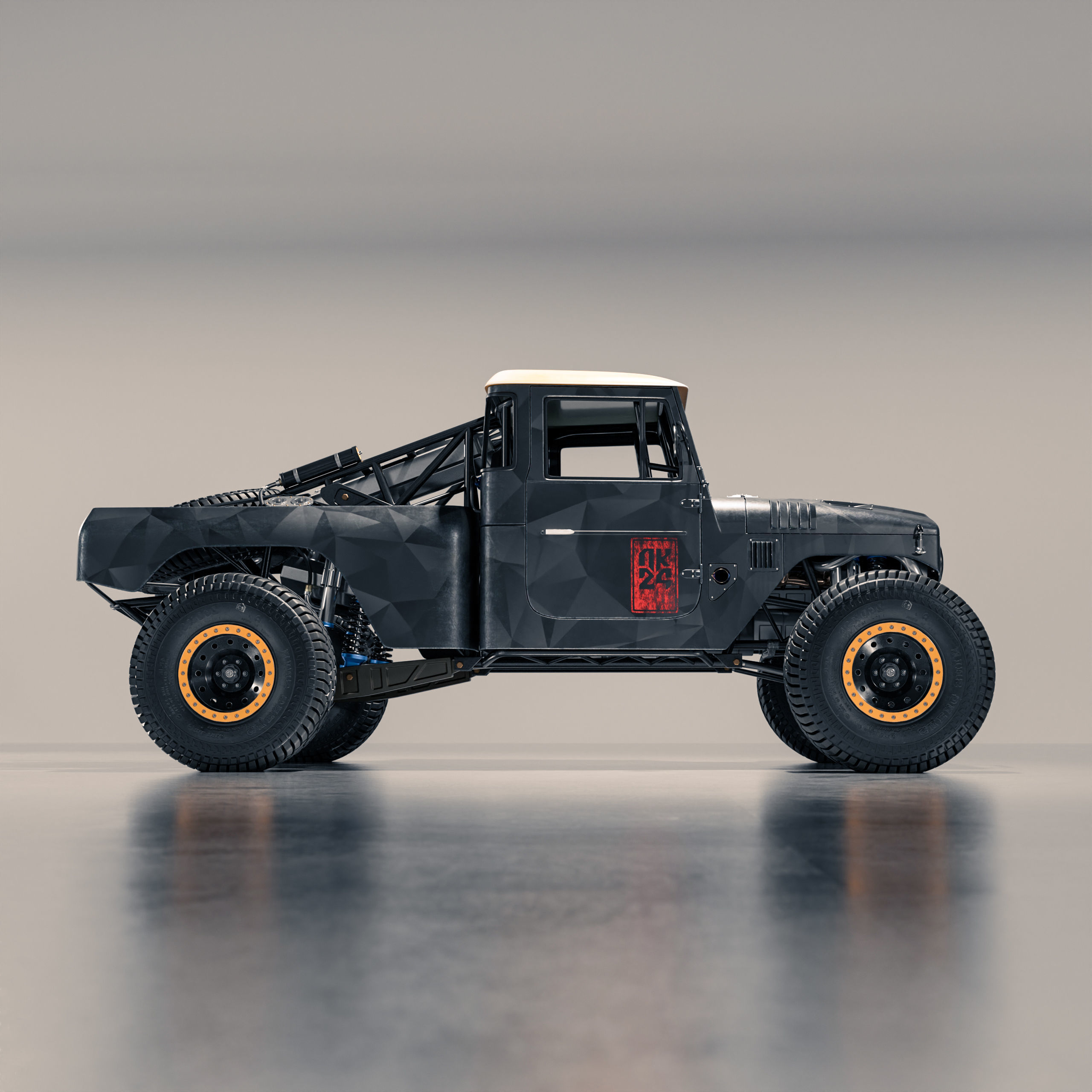 Toyota FJ45 Ultra4 Racing Style 3D model_2