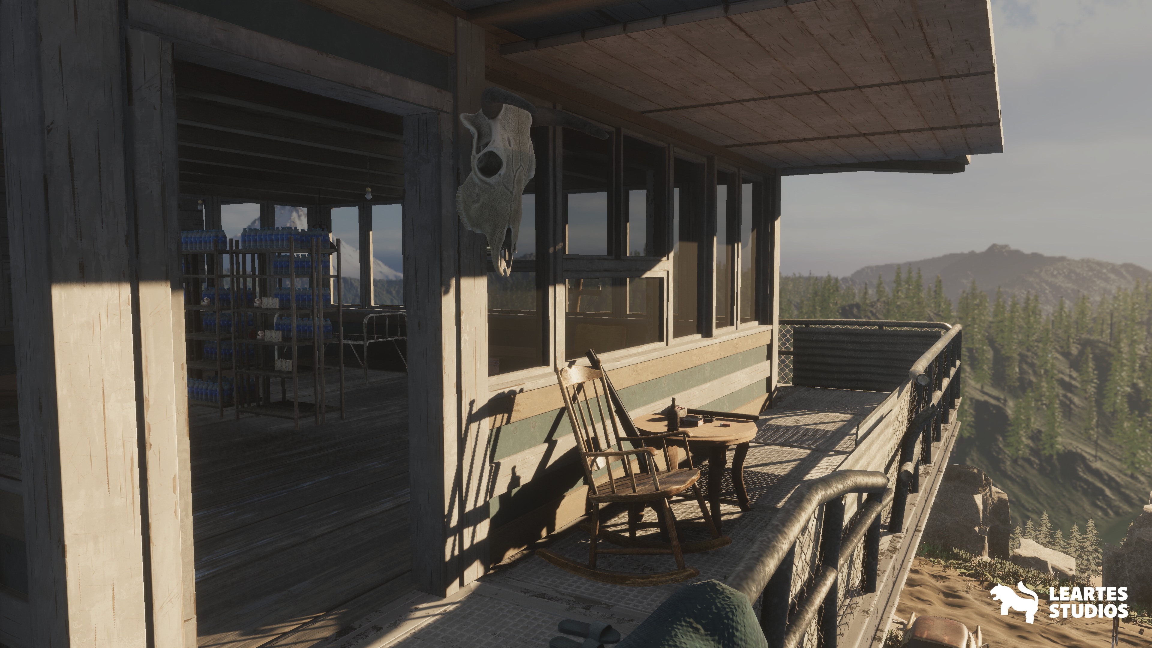 Fire Watch Tower Environment Low-poly 3D model_18