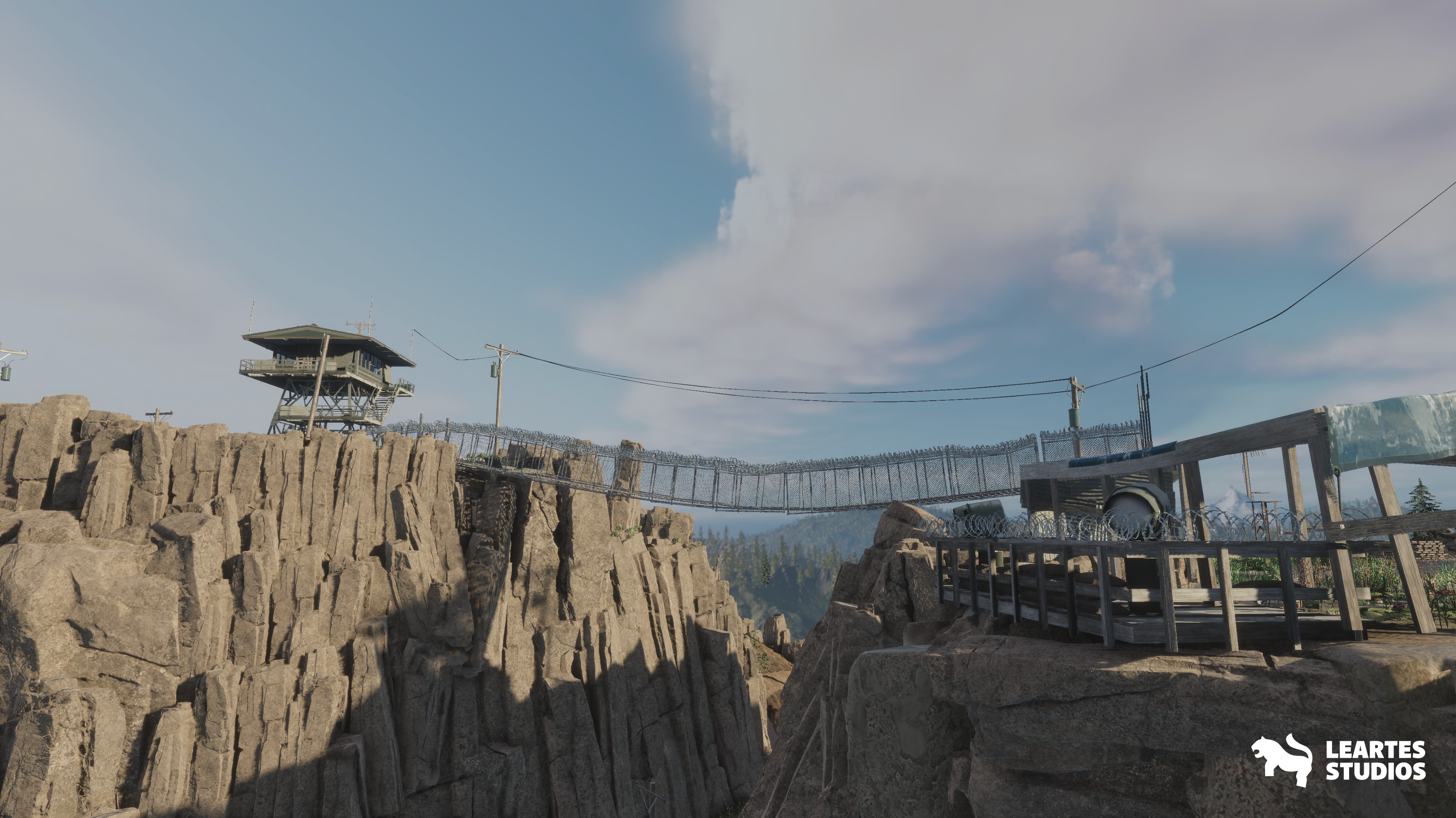 Fire Watch Tower Environment Low-poly 3D model_14