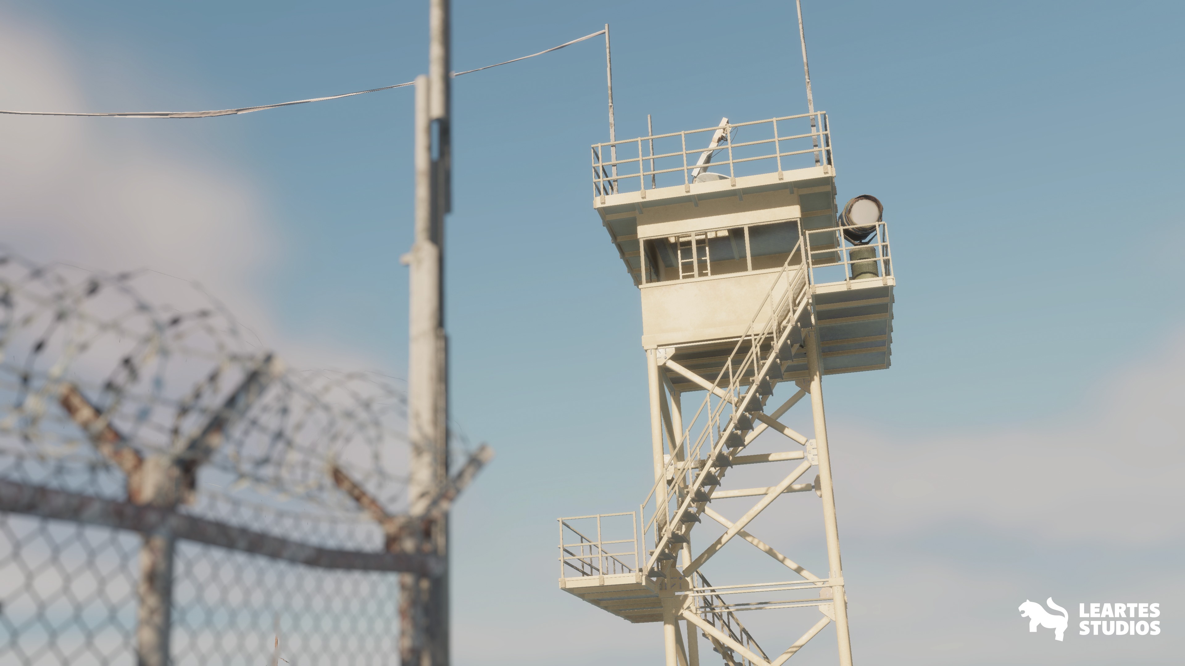 Fire Watch Tower Environment Low-poly 3D model_9