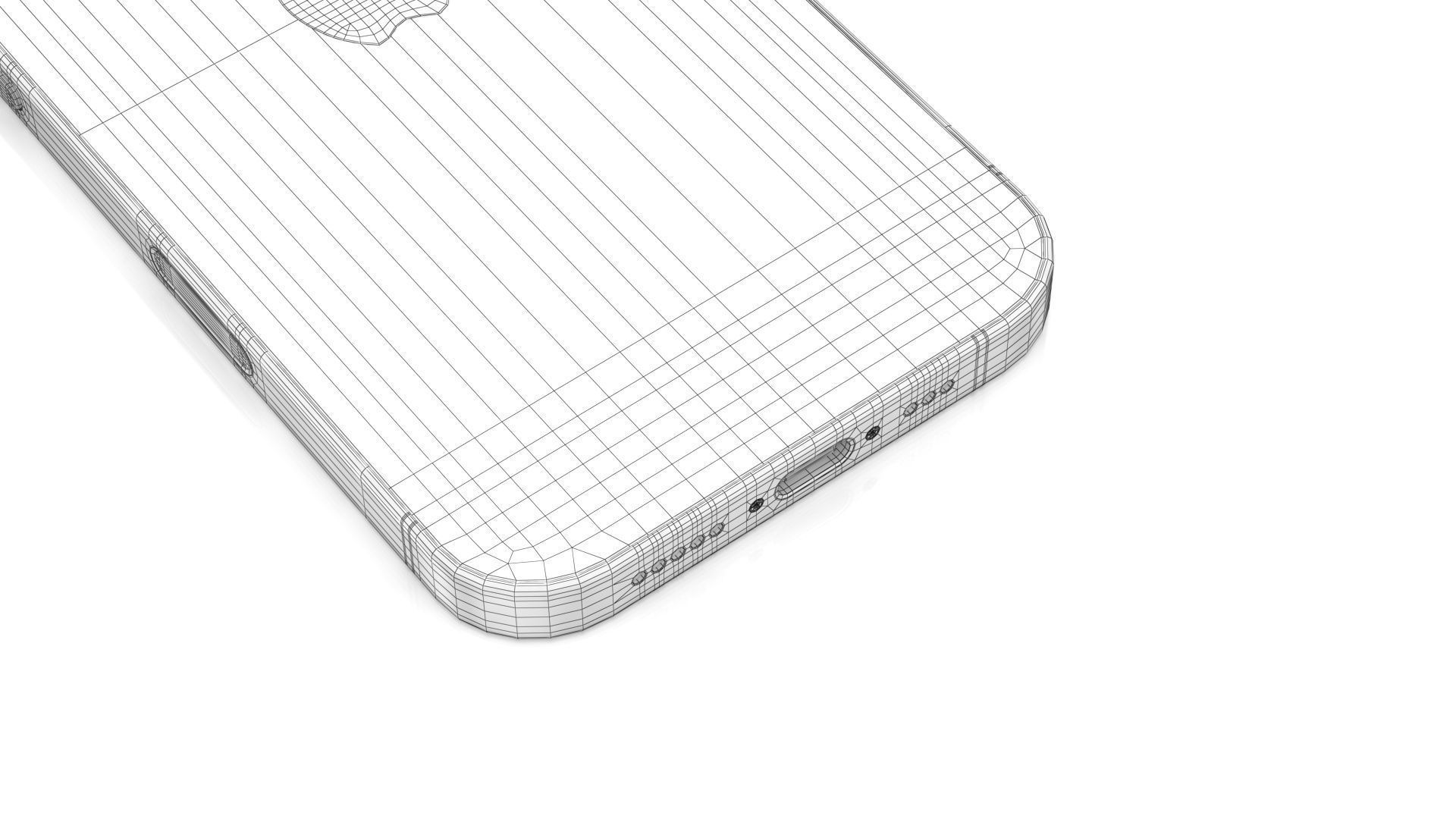 Apple iPhone 16 Pro Low-poly 3D model_25