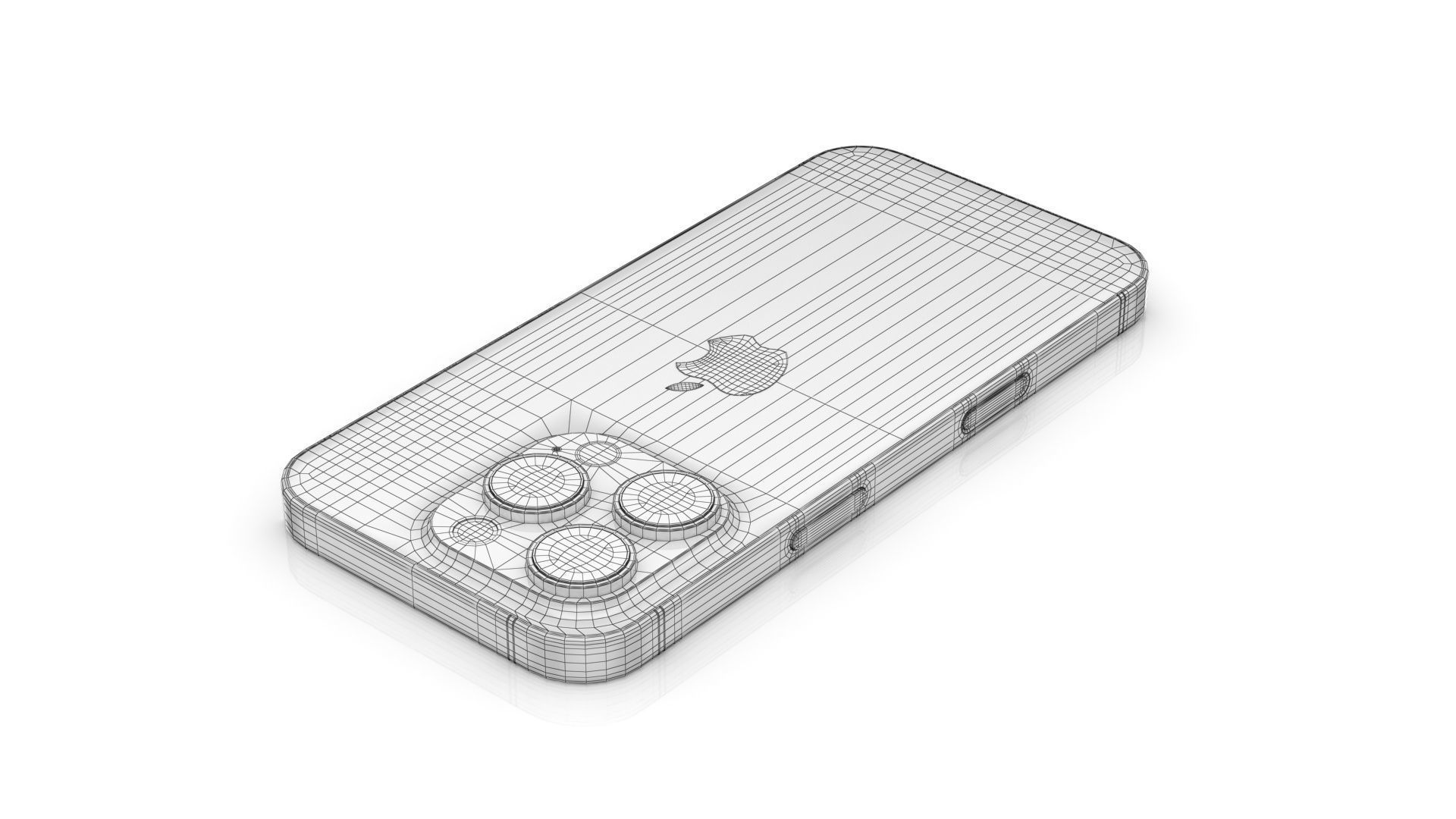 Apple iPhone 16 Pro Low-poly 3D model_20