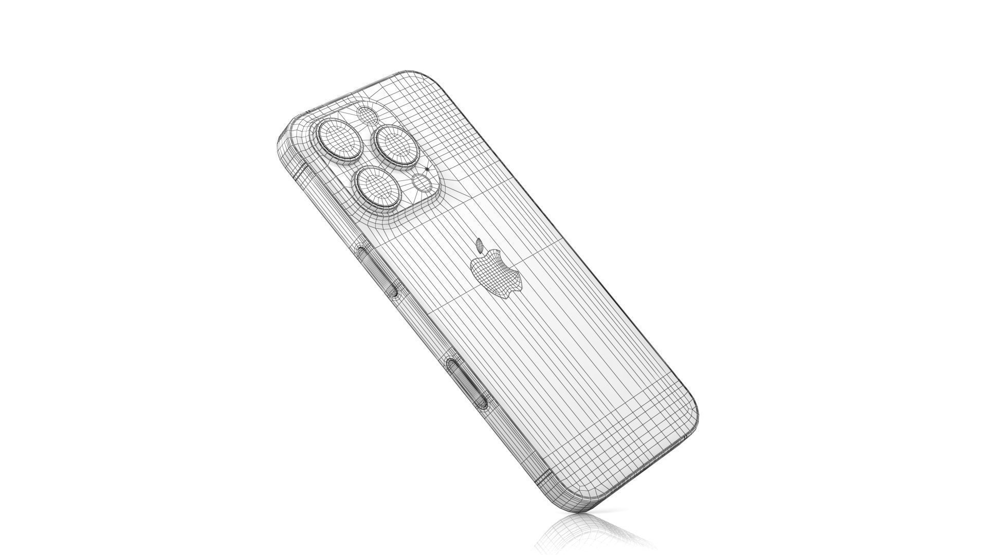 Apple iPhone 16 Pro Low-poly 3D model_19