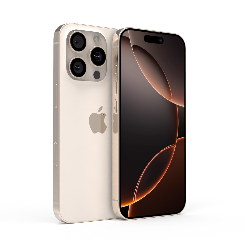 Apple iPhone 16 Pro Low-poly 3D model_27