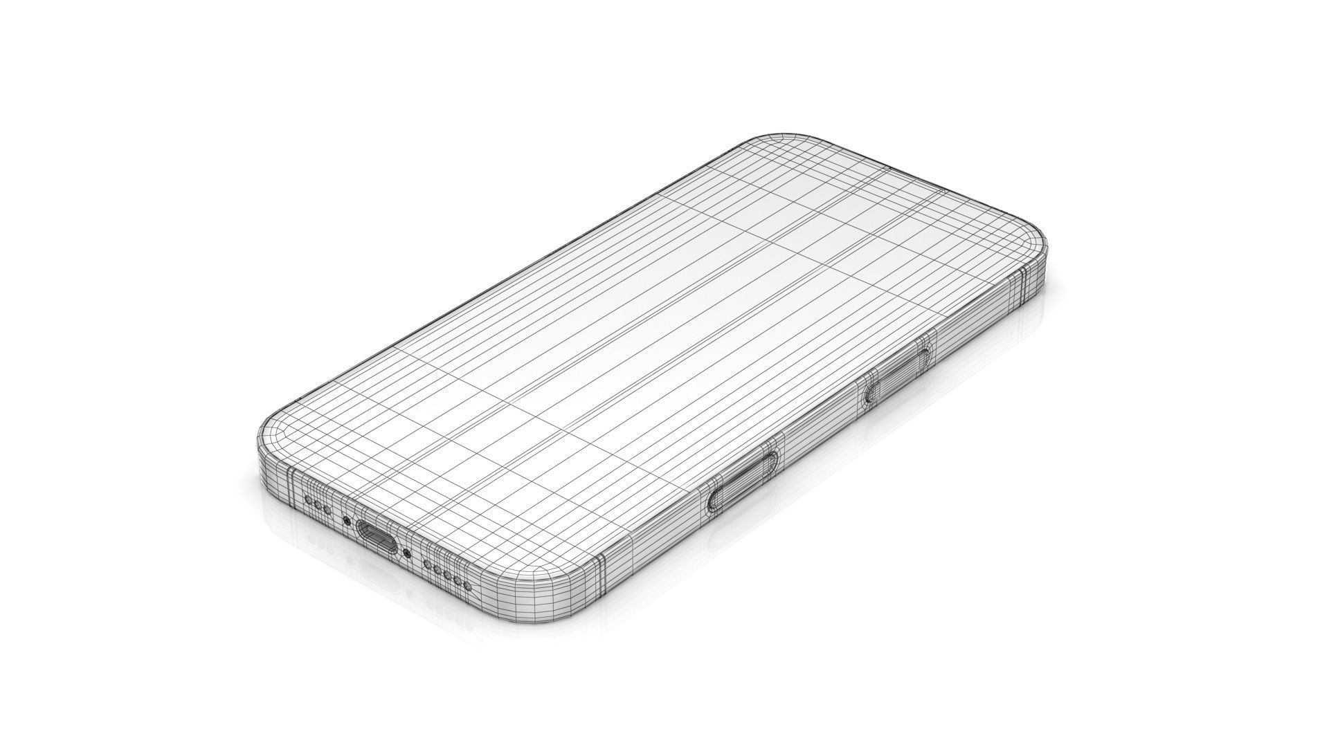 Apple iPhone 16 Pro Low-poly 3D model_21