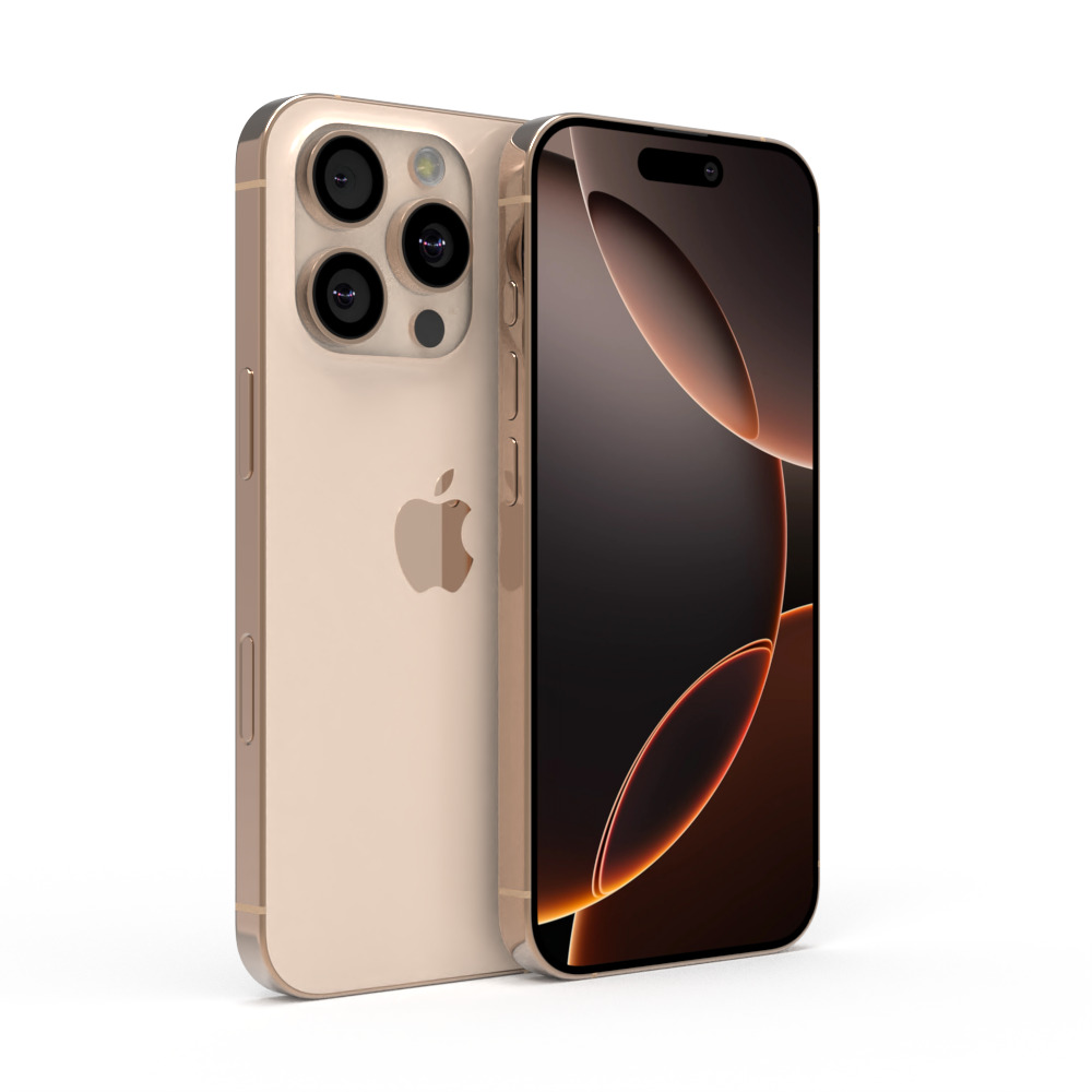 Apple iPhone 16 Pro Low-poly 3D model_28