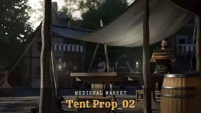 Medieval Market- Tent Prop 02