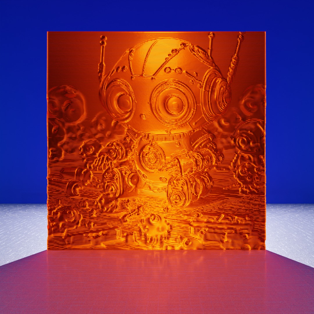 Mini Robot Light Display 3D print model_5