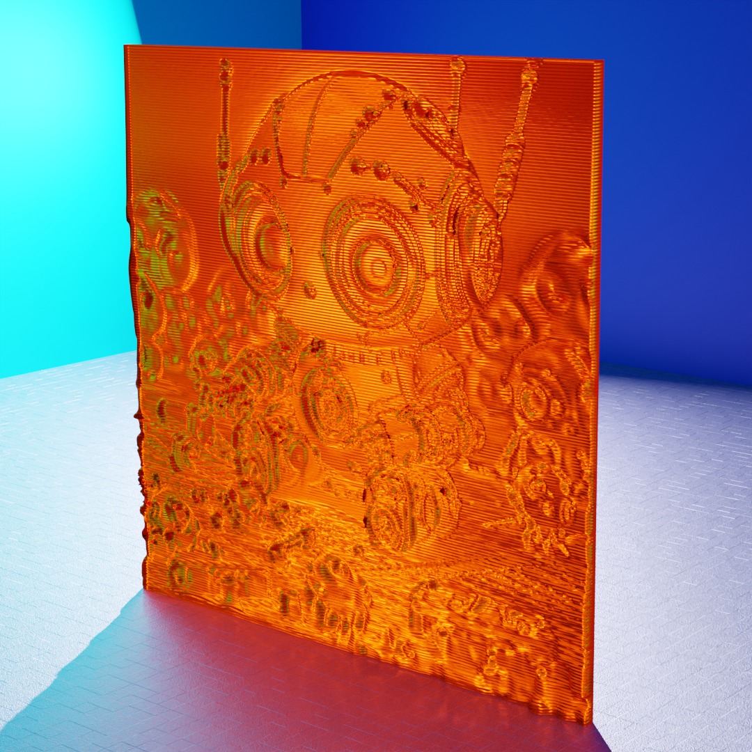 Mini Robot Light Display 3D print model_4