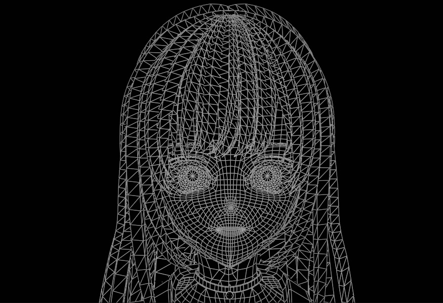 Marin Kitagawa Anime Version Low-poly 3D model_17