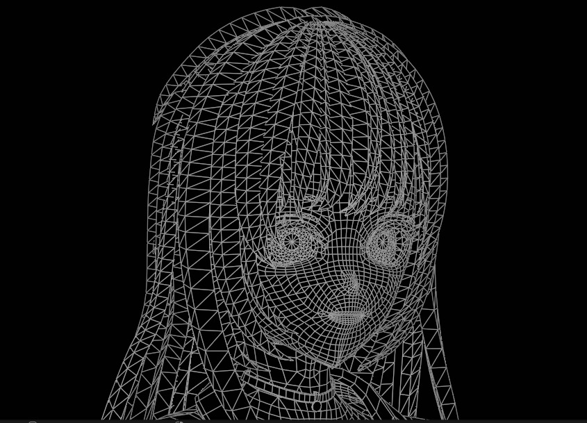 Marin Kitagawa Anime Version Low-poly 3D model_14