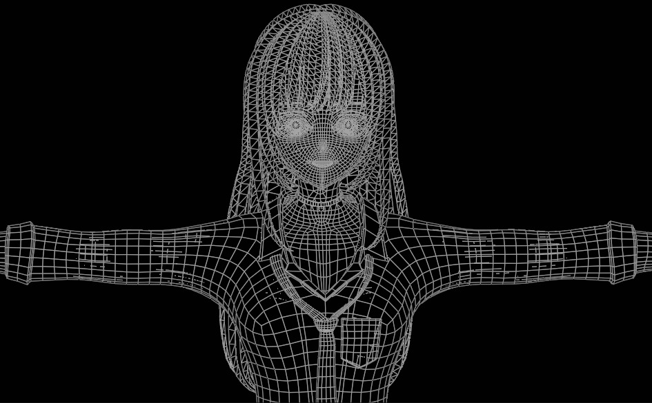 Marin Kitagawa Anime Version Low-poly 3D model_11