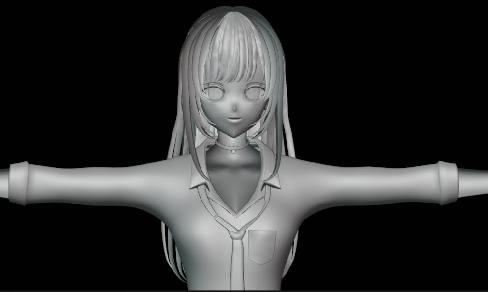 Marin Kitagawa Anime Version Low-poly 3D model_10