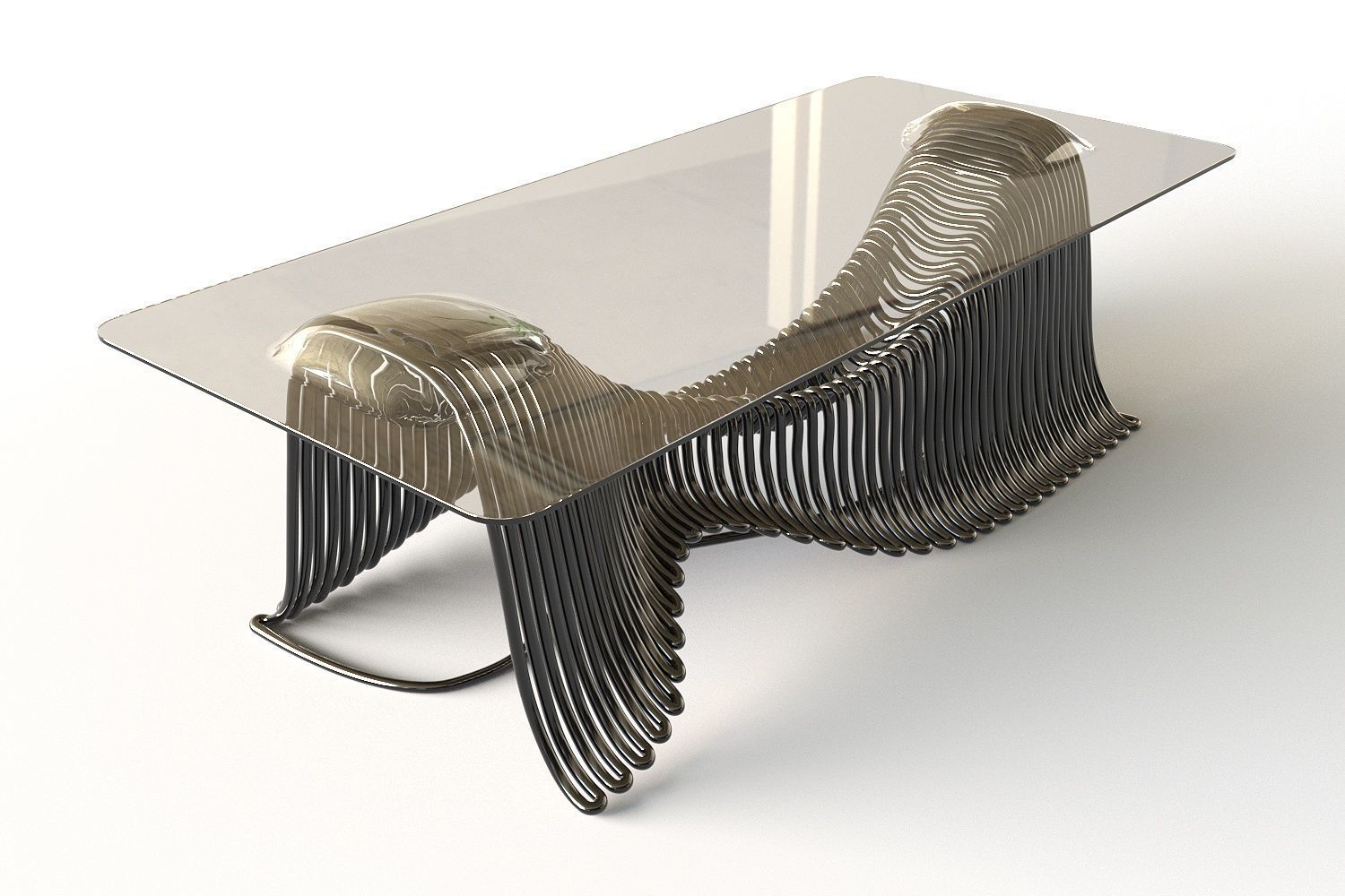 Modern coffee table 3D model_1