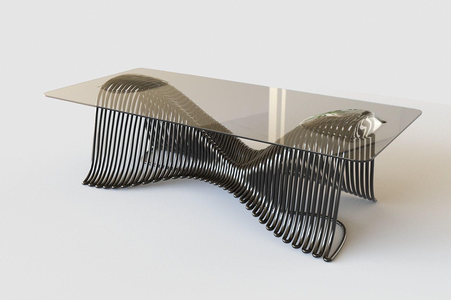 Modern coffee table 3D model_3