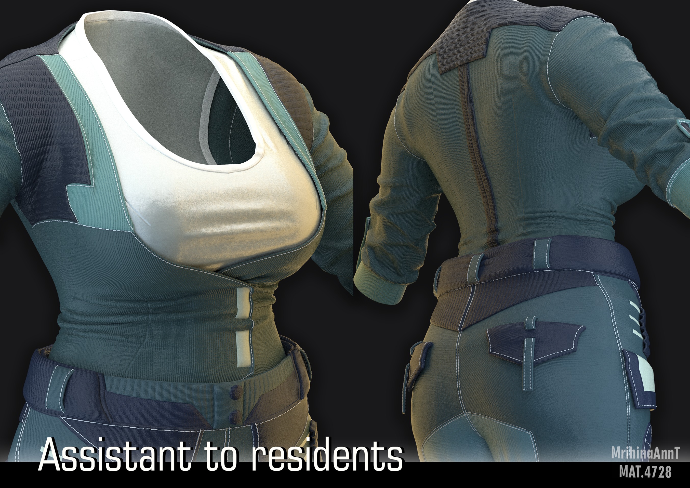 Assistant to residents 3D model_3