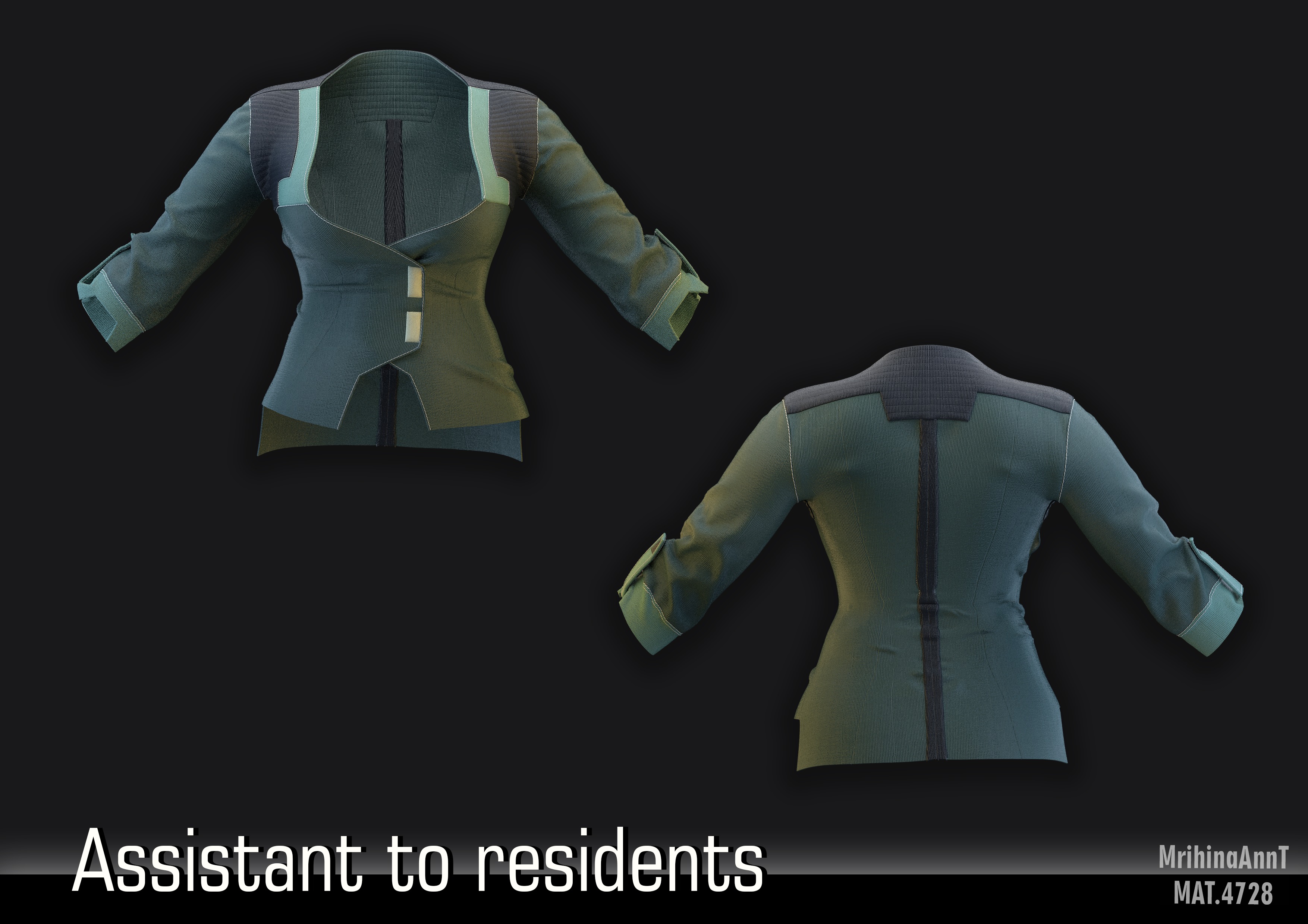 Assistant to residents 3D model_5