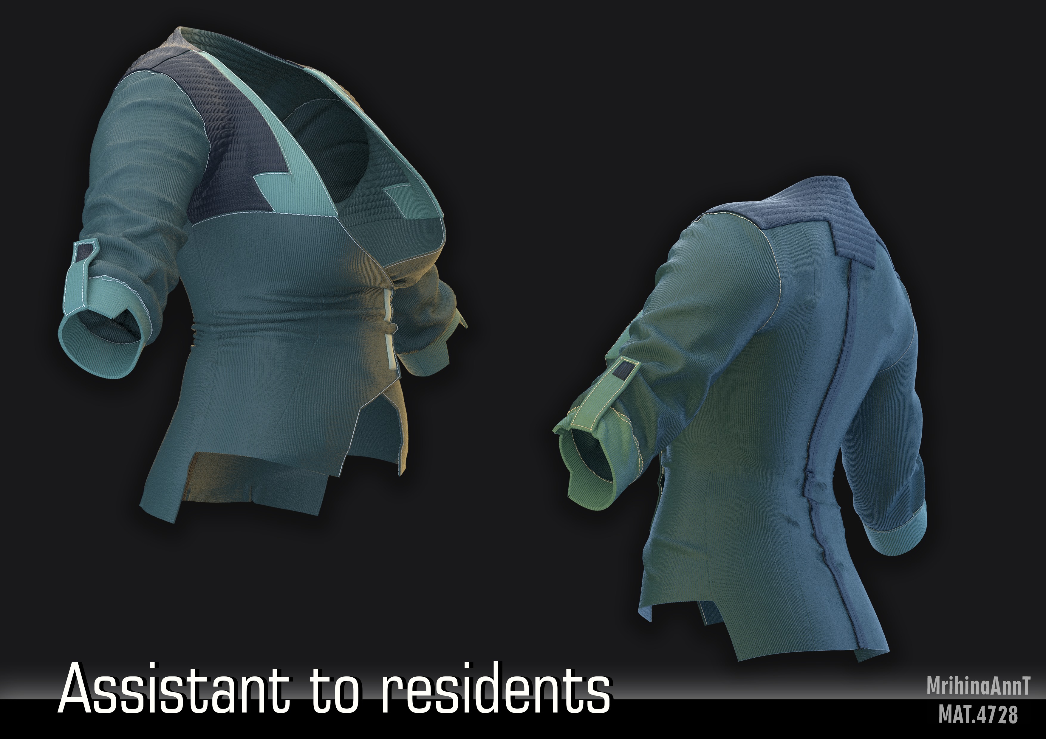 Assistant to residents 3D model_4