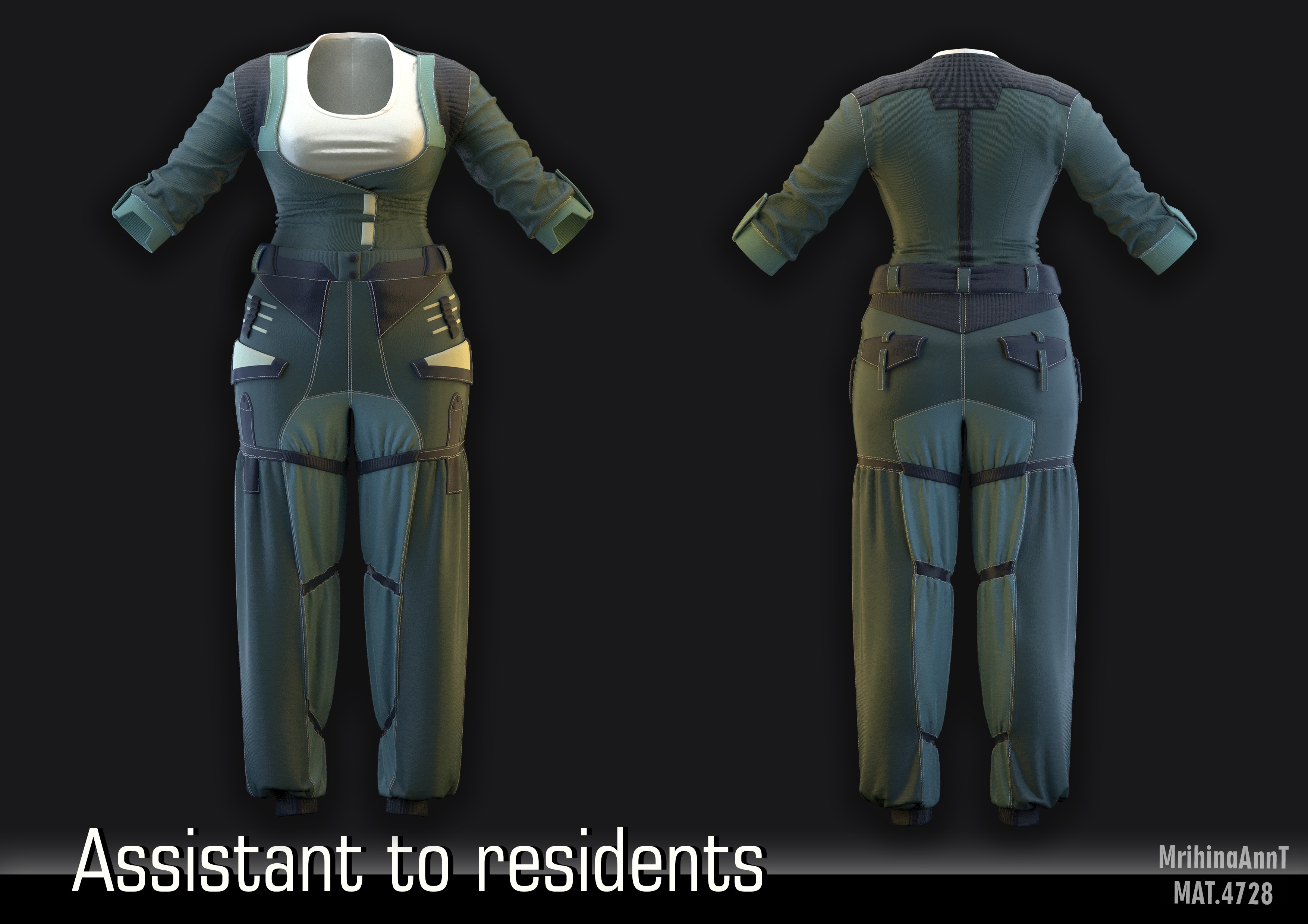 Assistant to residents 3D model_2